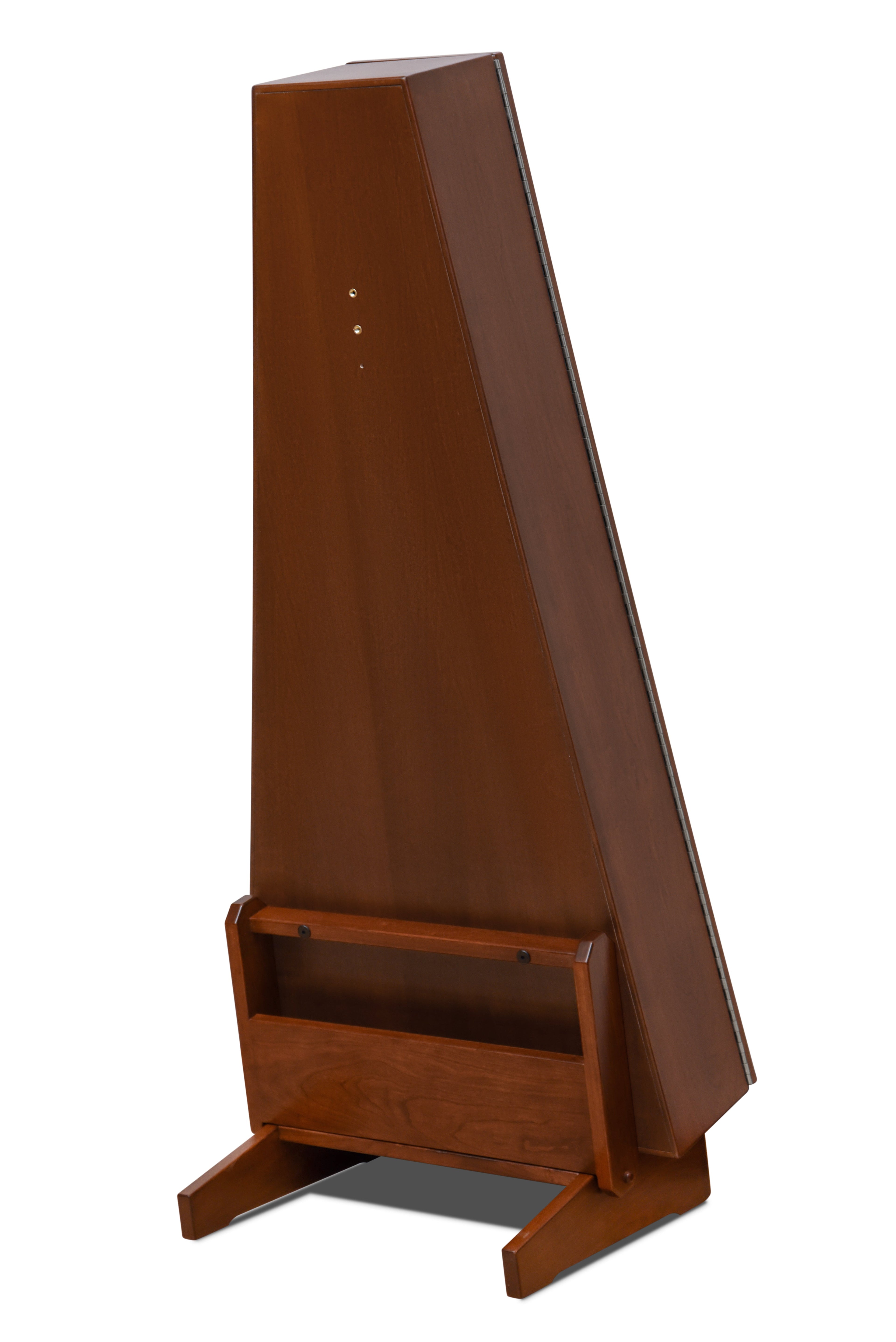 ClimaStand Triangle Humidor with Base - Cherry with Acres Stain Acoustic Remedy Cases