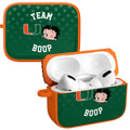 Miami Hurricanes X Betty Boop HDX Apple AirPods Pro 1 & 2 Case Cover Affinity Bands