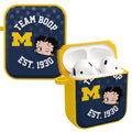 Michigan Wolverines X Betty Boop HDX Apple AirPods Gen 1 & 2 Case Cover Affinity Bands