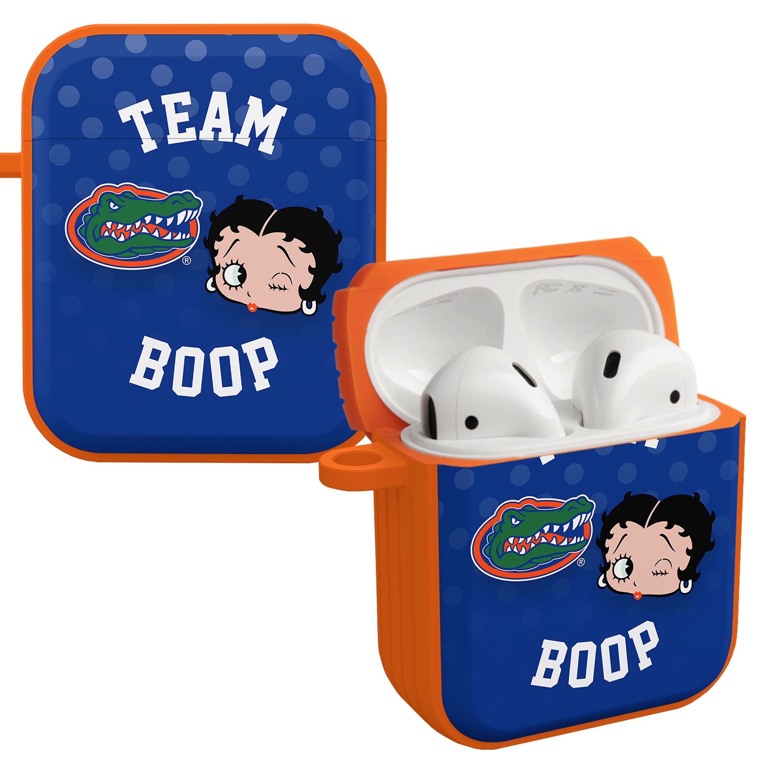 Florida Gators X Betty Boop HDX Apple AirPods Gen 1 & 2 Case Cover Affinity Bands