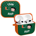 Miami Hurricanes X Betty Boop HDX Apple AirPods Gen 3 Case Cover Affinity Bands