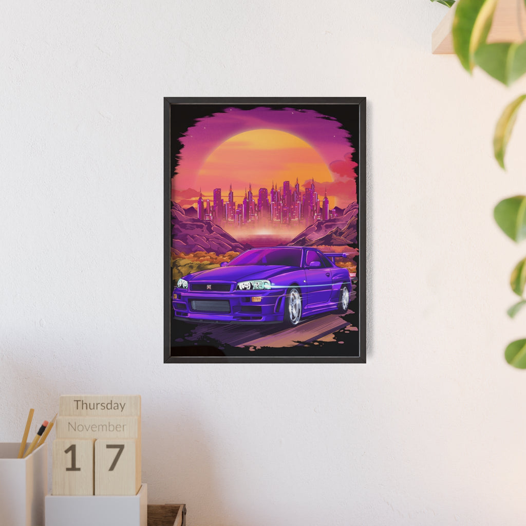 Nissan Skyline GT-R Poster Desksmith