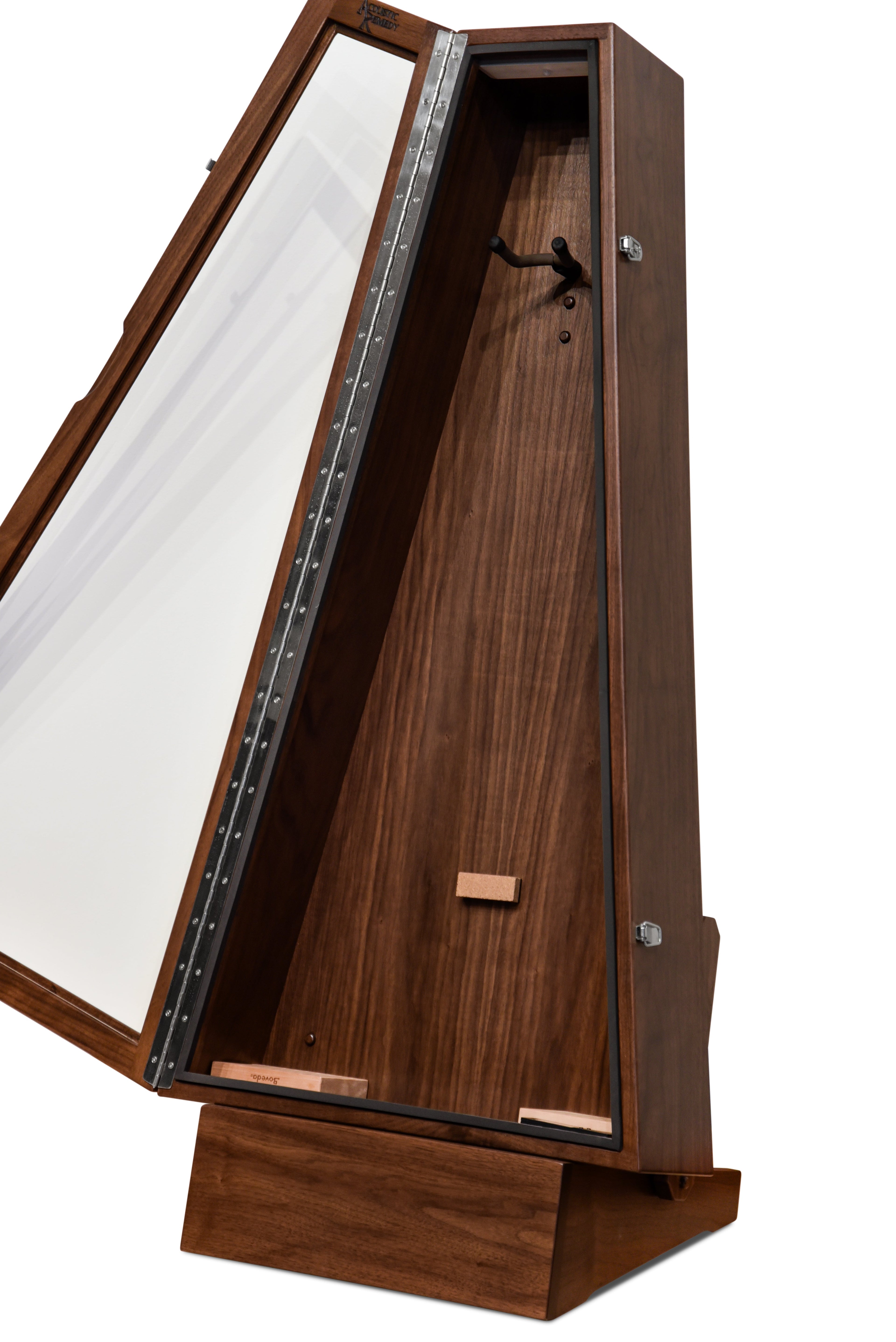 ClimaStand Triangle Humidor with Base - Walnut Acoustic Remedy Cases
