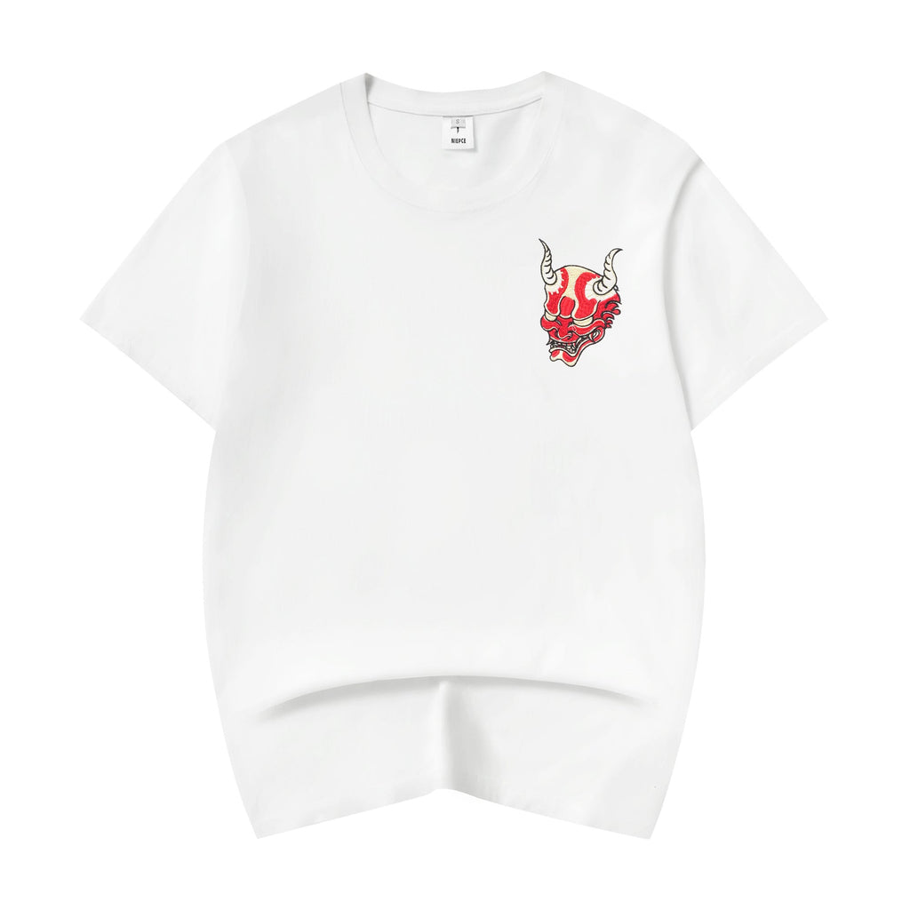 KH772 Red Demon Embroidered Tee Niepce
