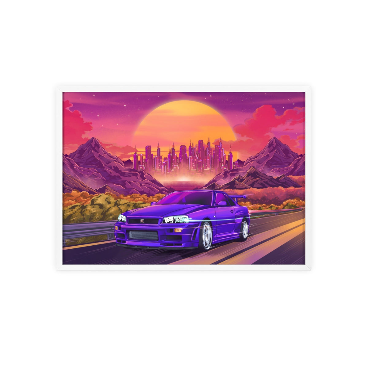 Nissan Skyline GT-R Poster Desksmith