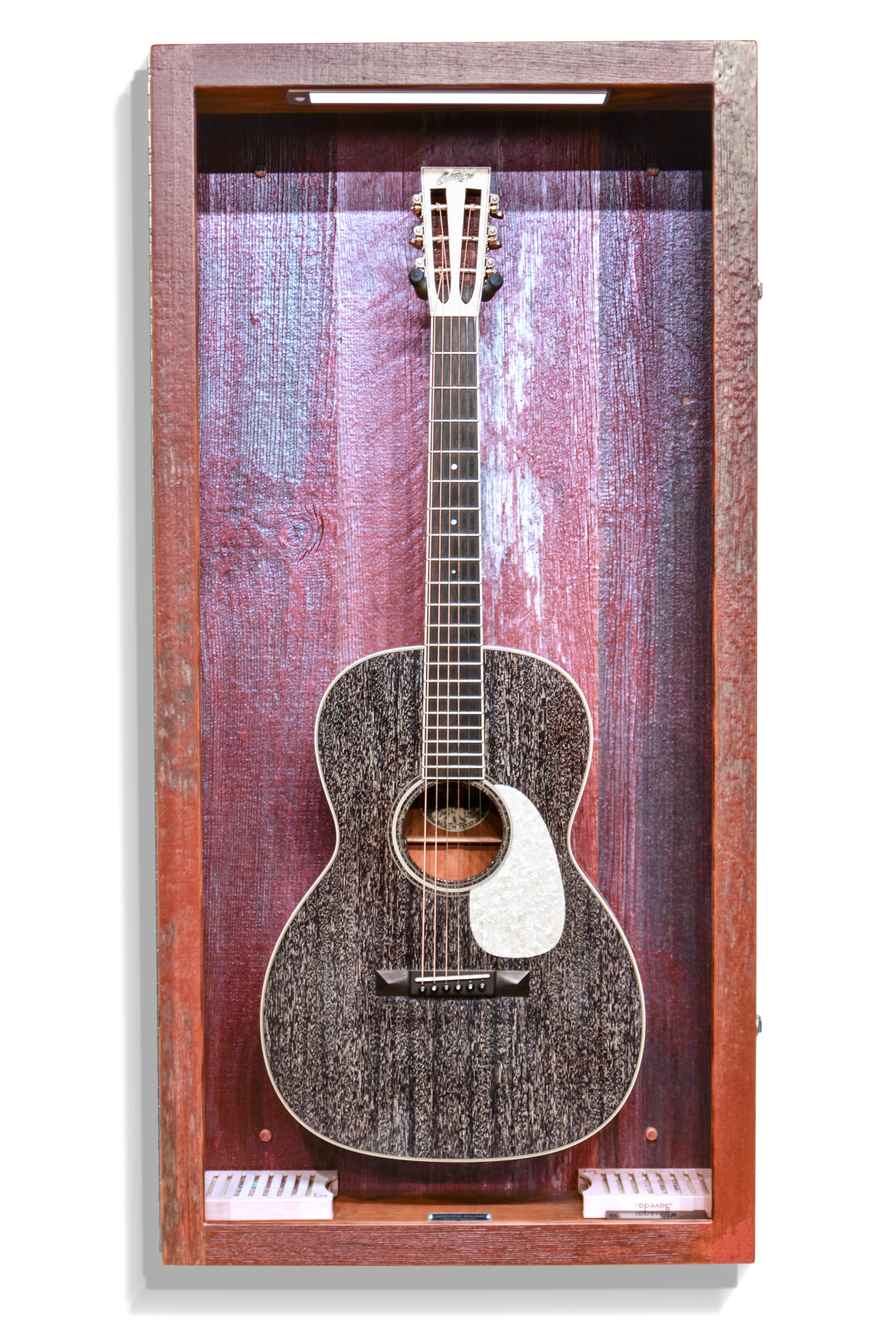 ClimaCase Rectangle Humidor - Reclaimed Barnwood (Red) Acoustic Remedy Cases
