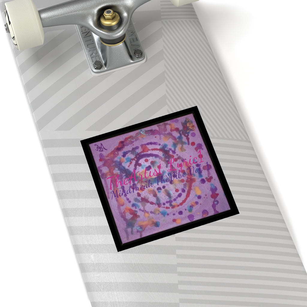 Copy of MindFreak TheVibe Vol. 1 (Album Art) Laminate Stickers, Square