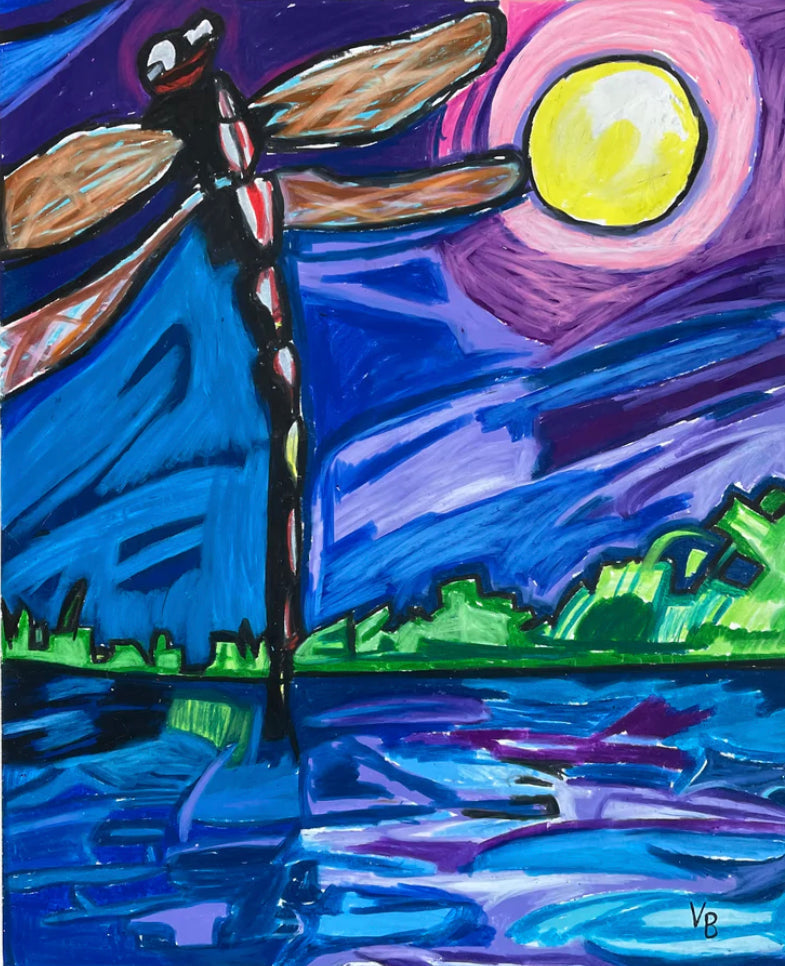 Dragonfly - Art Prints Vichy's Art