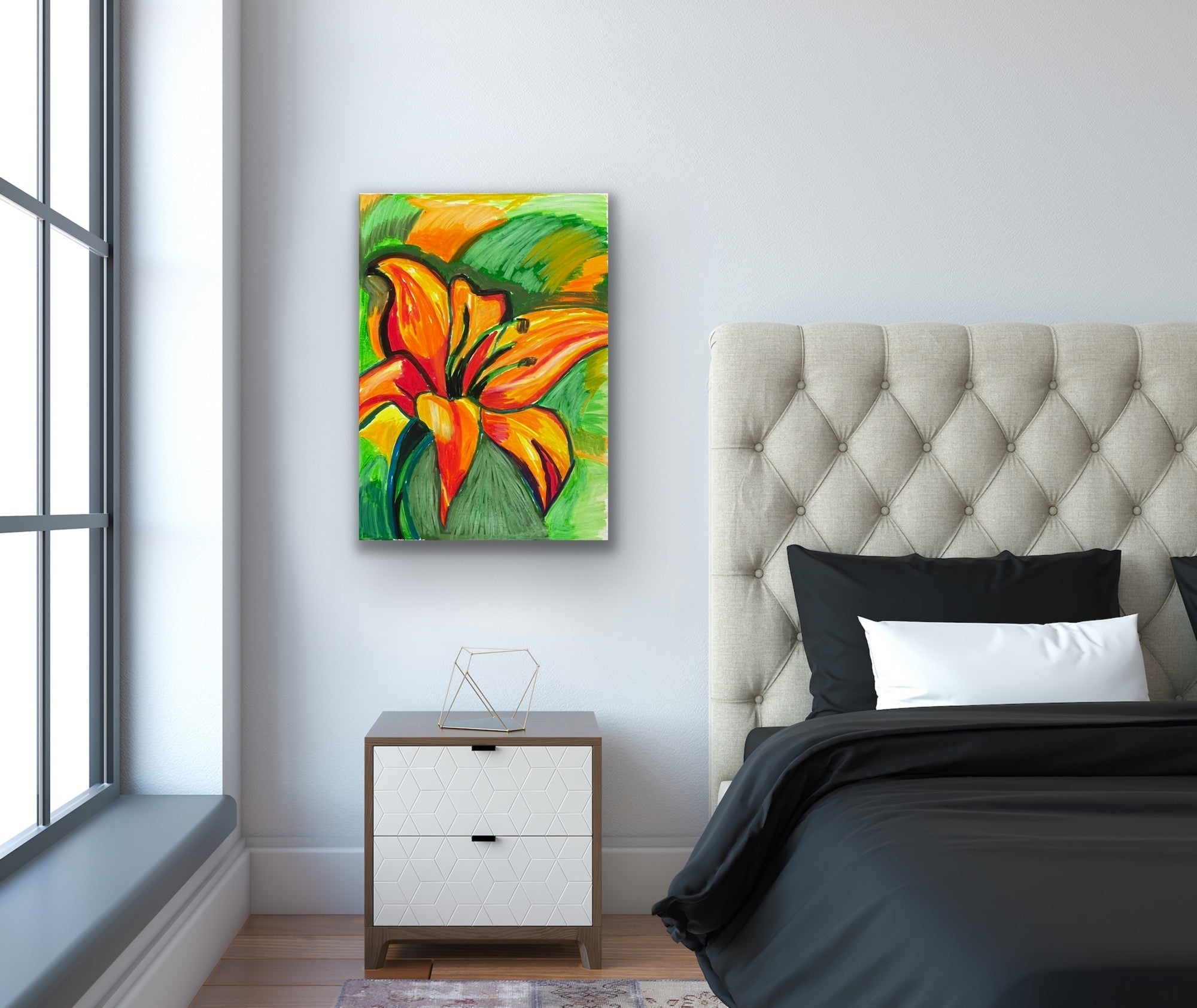 Fire Lily - Art Prints Vichy's Art