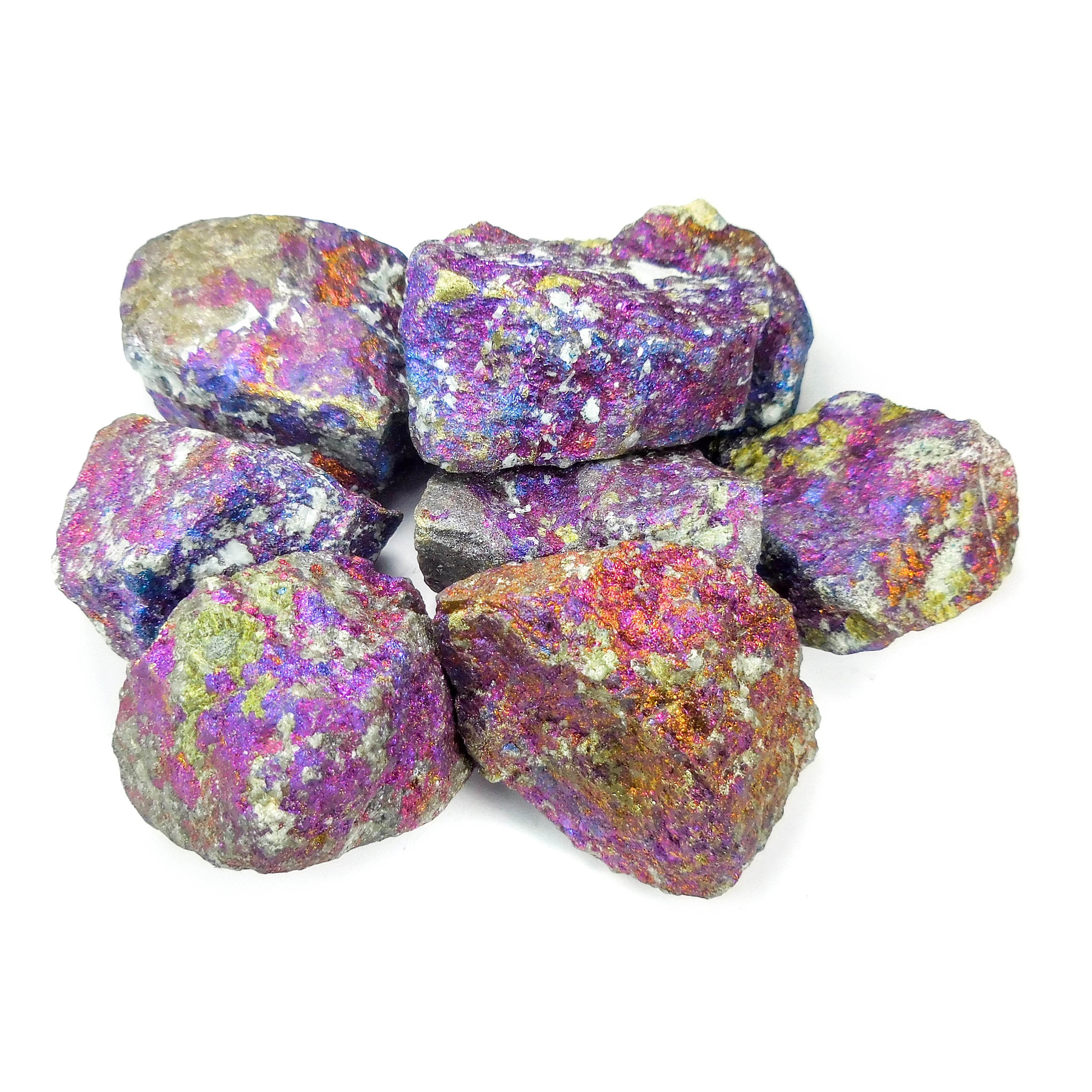 Chalcopyrite (1 Pc) Raw Peacock Ore Amazing Crystals