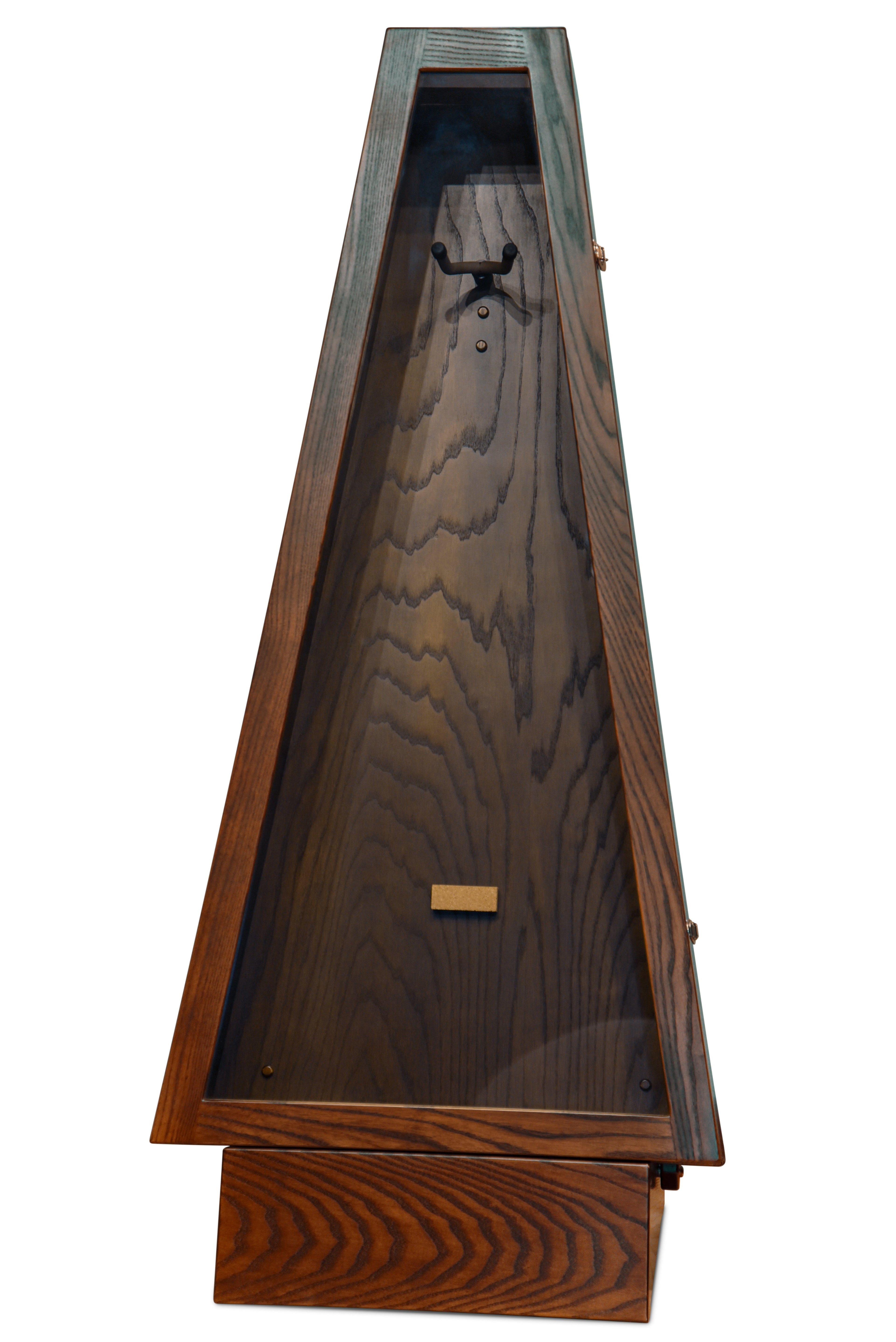 ClimaStand Triangle Humidor with Base - Northern White Ash with Coffee Stain Acoustic Remedy Cases