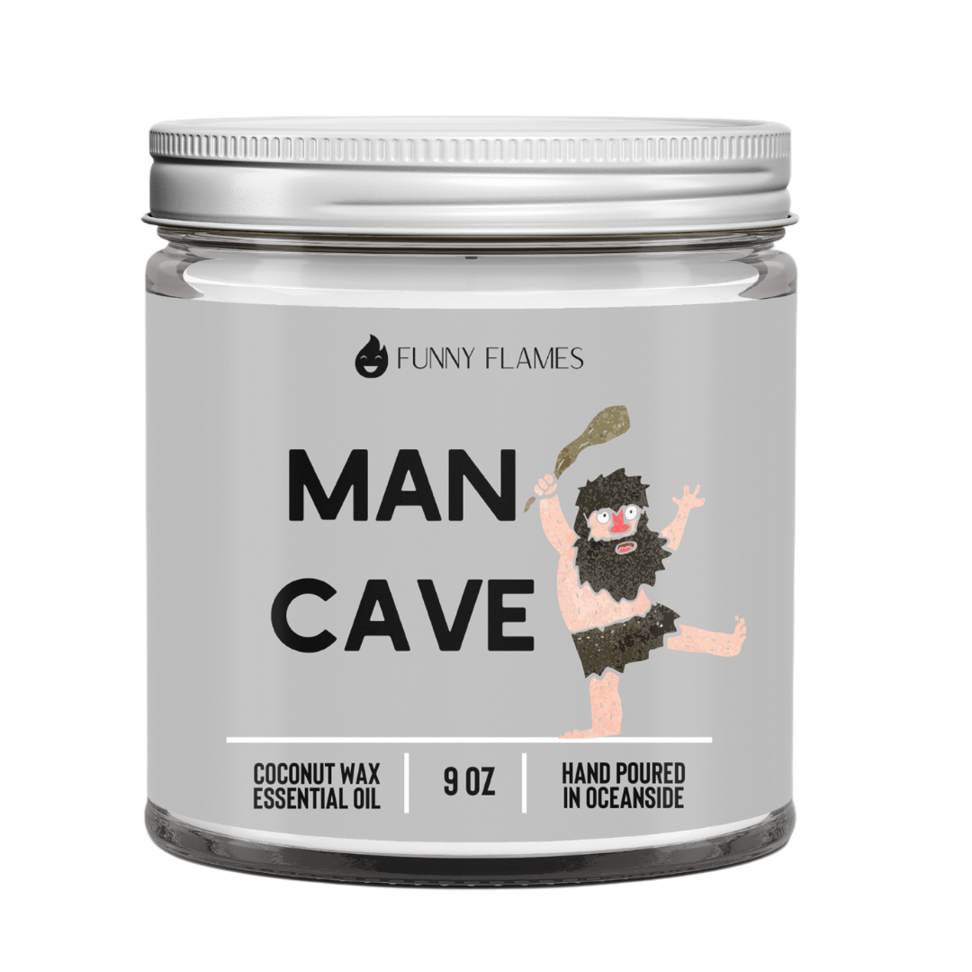 Man Cave Candle - Soy wax scented candle for men (9 oz) Fashion Hut Jewelry