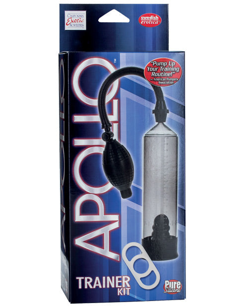 Apollo Trainer Kit Penis Pump - Black Adult Toy Box