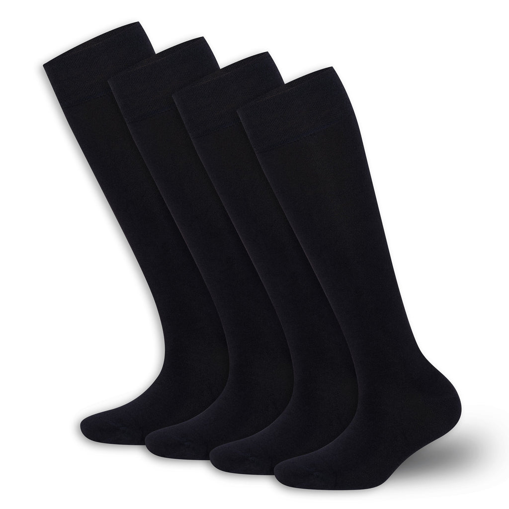 Women’s Bamboo Knee-High Socks 4-Pack – Soft & Breathable Bambooven