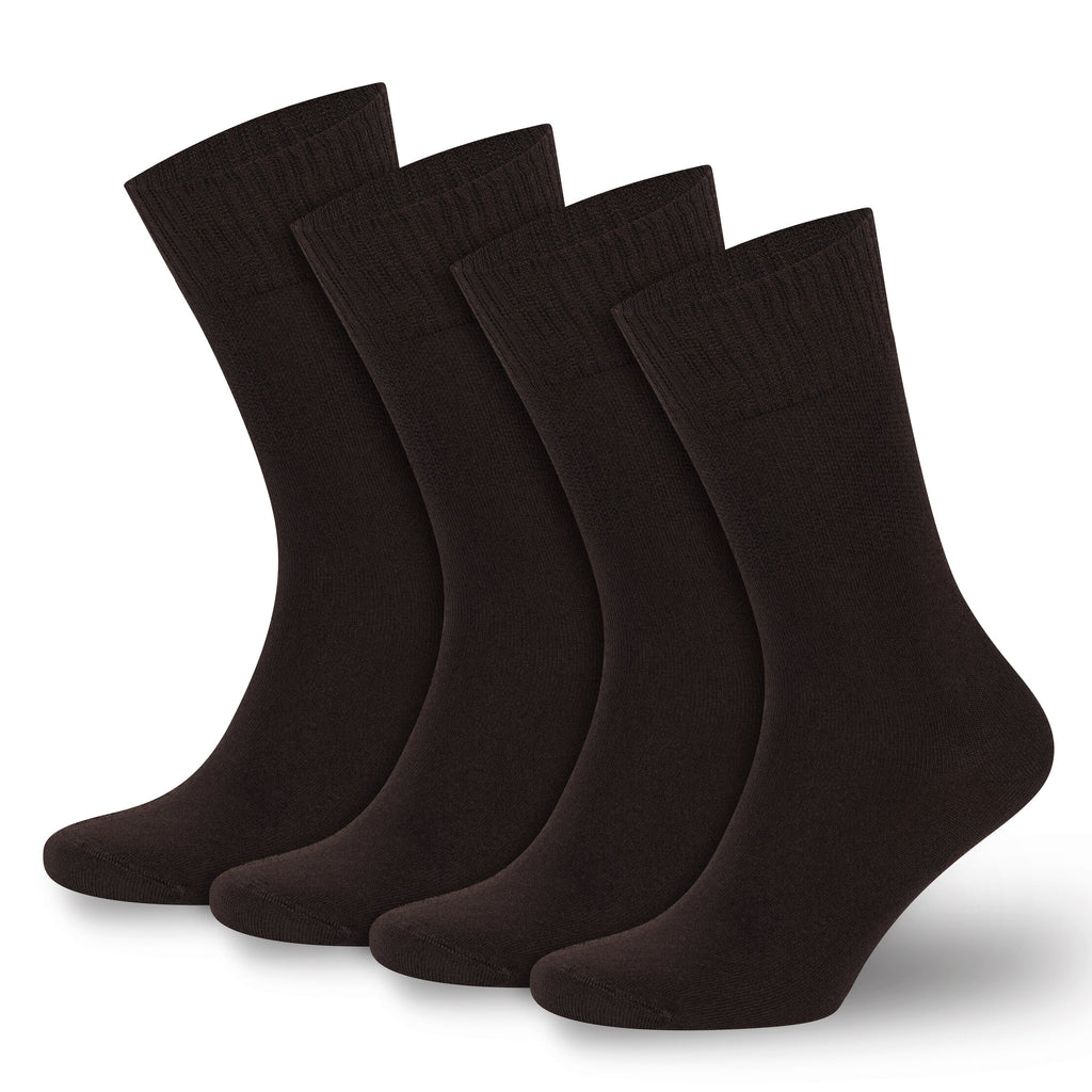 Men’s & Women’s Bamboo Diabetic Crew Socks 4-Pack Bambooven