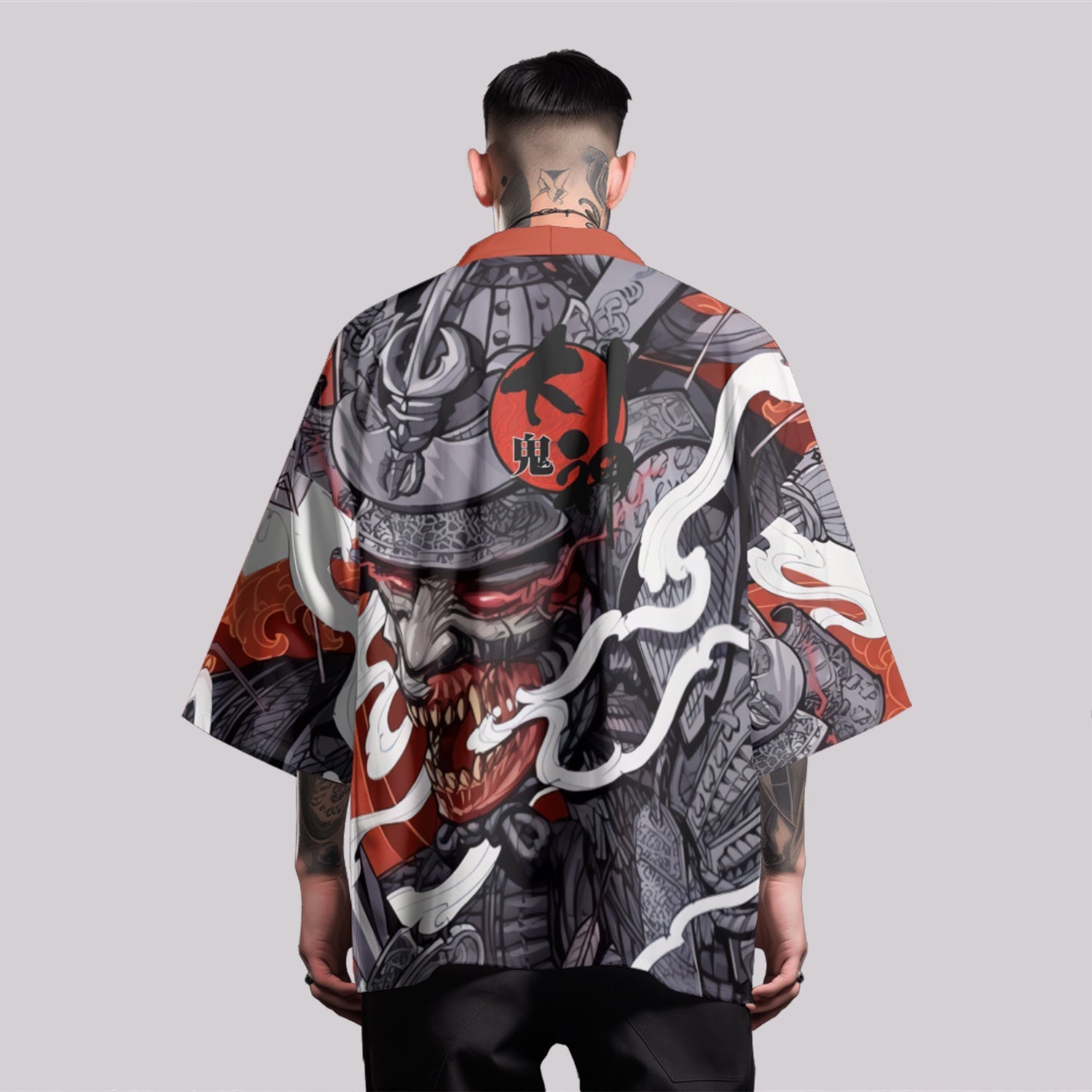 K19 Red Samurai Kimono Niepce