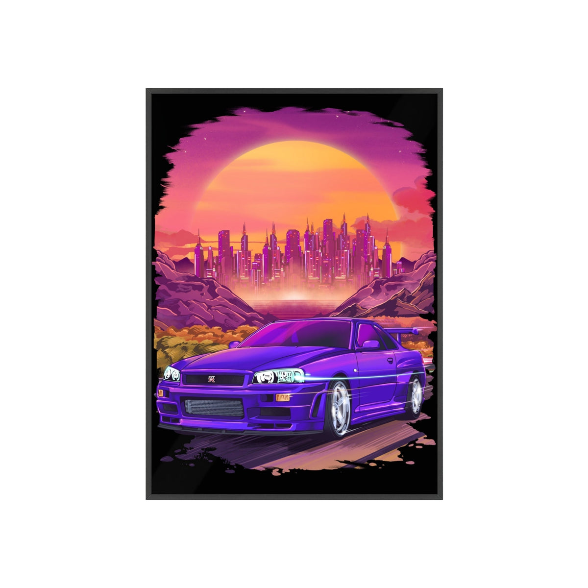 Nissan Skyline GT-R Poster Desksmith