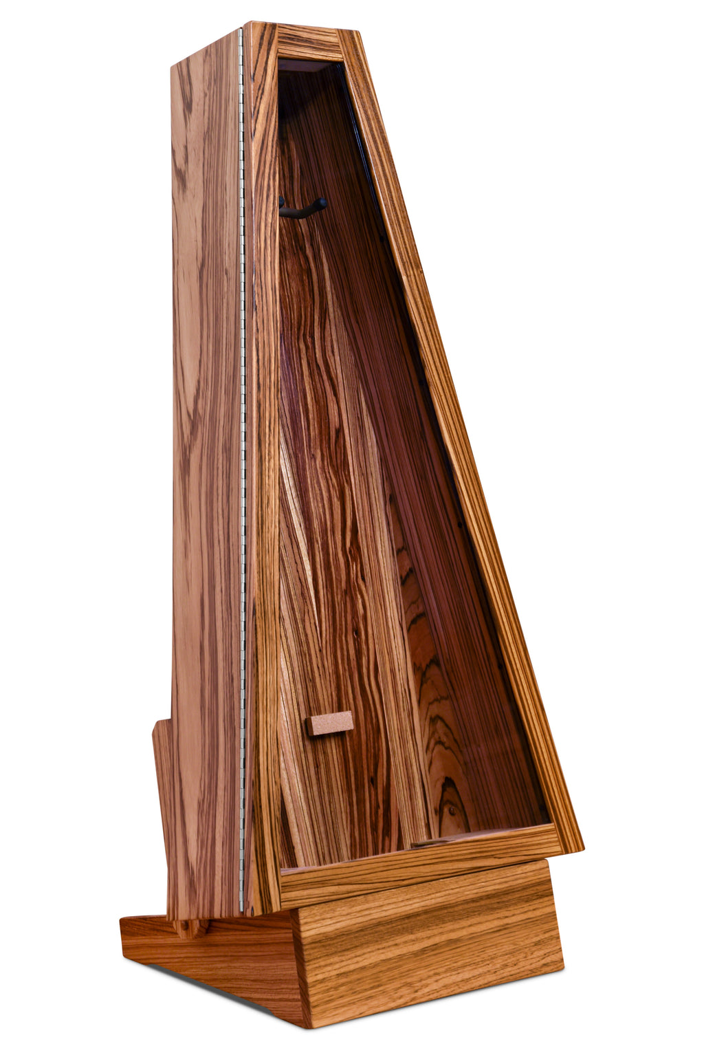 ClimaStand Triangle Humidor with Base - Zebrawood Acoustic Remedy Cases