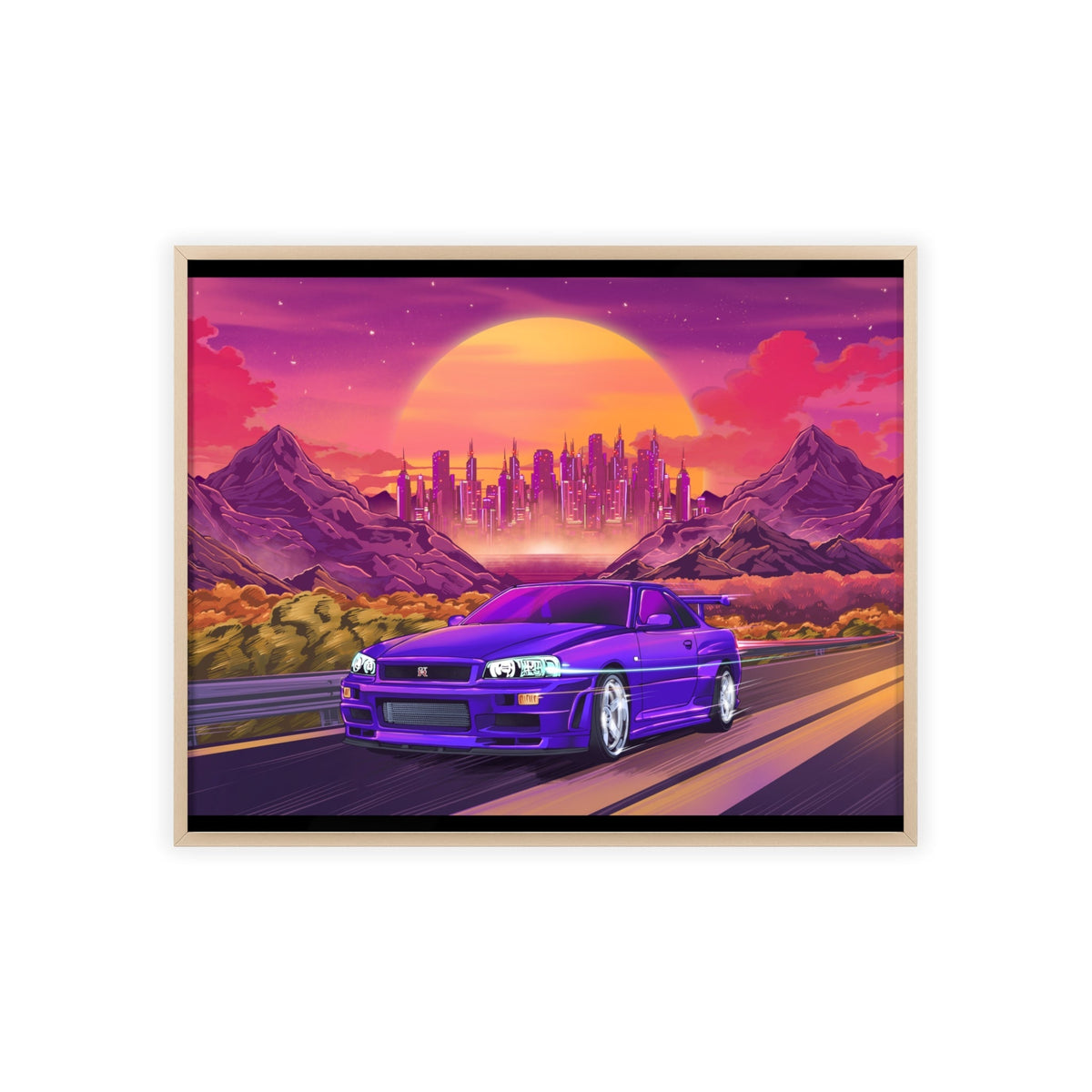 Nissan Skyline GT-R Poster Desksmith