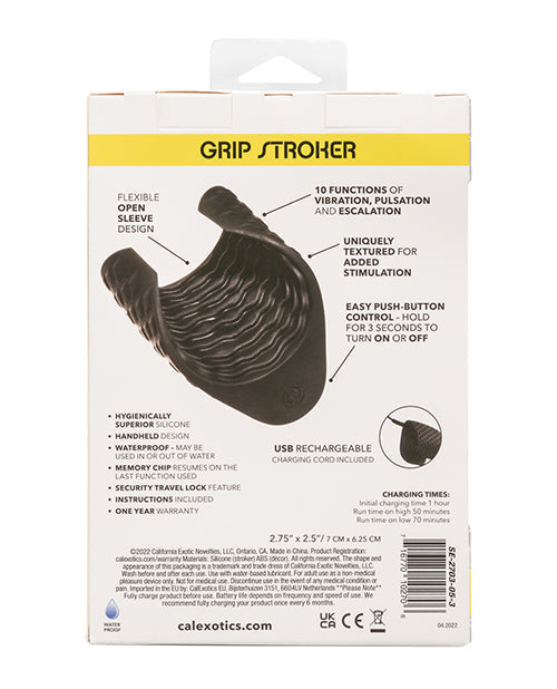 Boundless Grip Stroker - Black Adult Toy Box