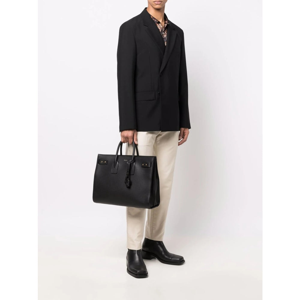 Saint Laurent Black Tote Bags Men Luosophy