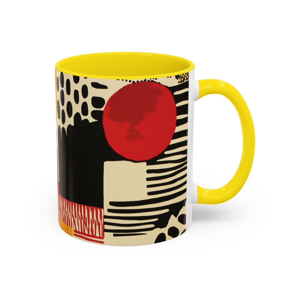 Modernist Textile Pattern Mug - 11oz Black Magic Social Club