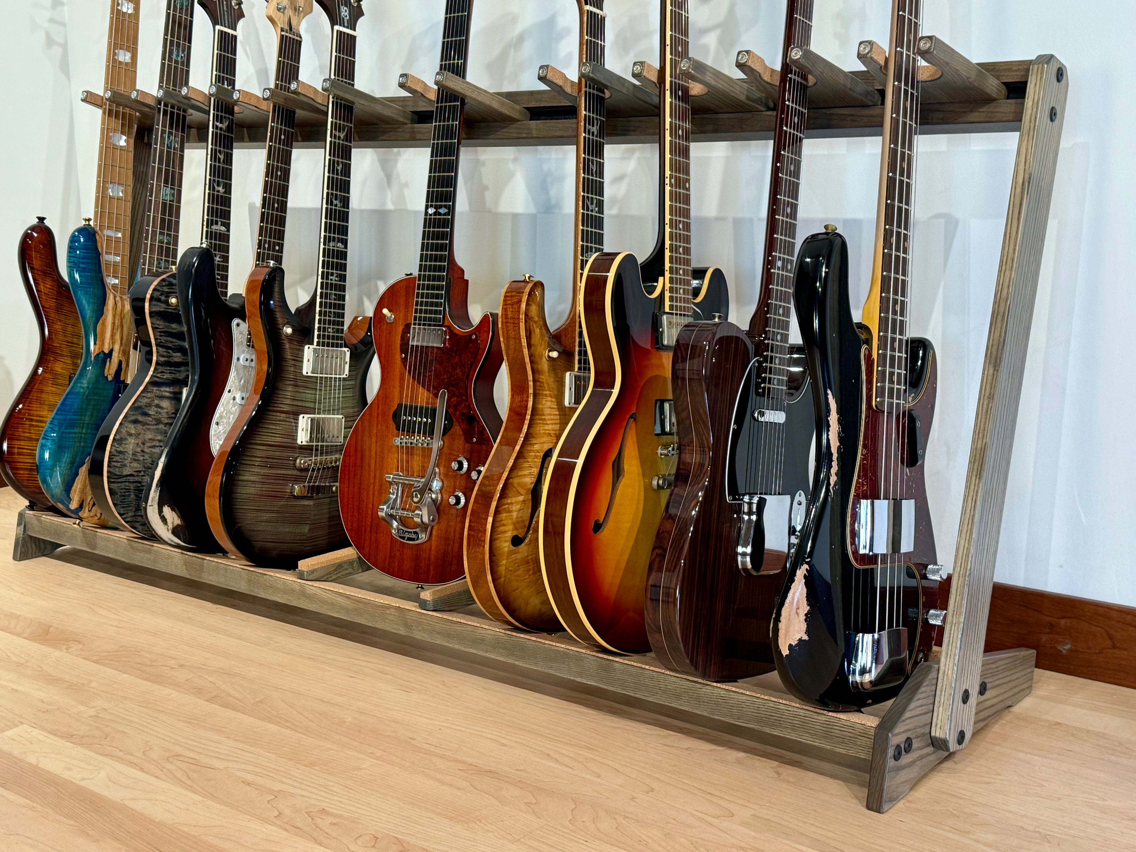 Grand StringRack - Ash - Antique Slate Acoustic Remedy Cases
