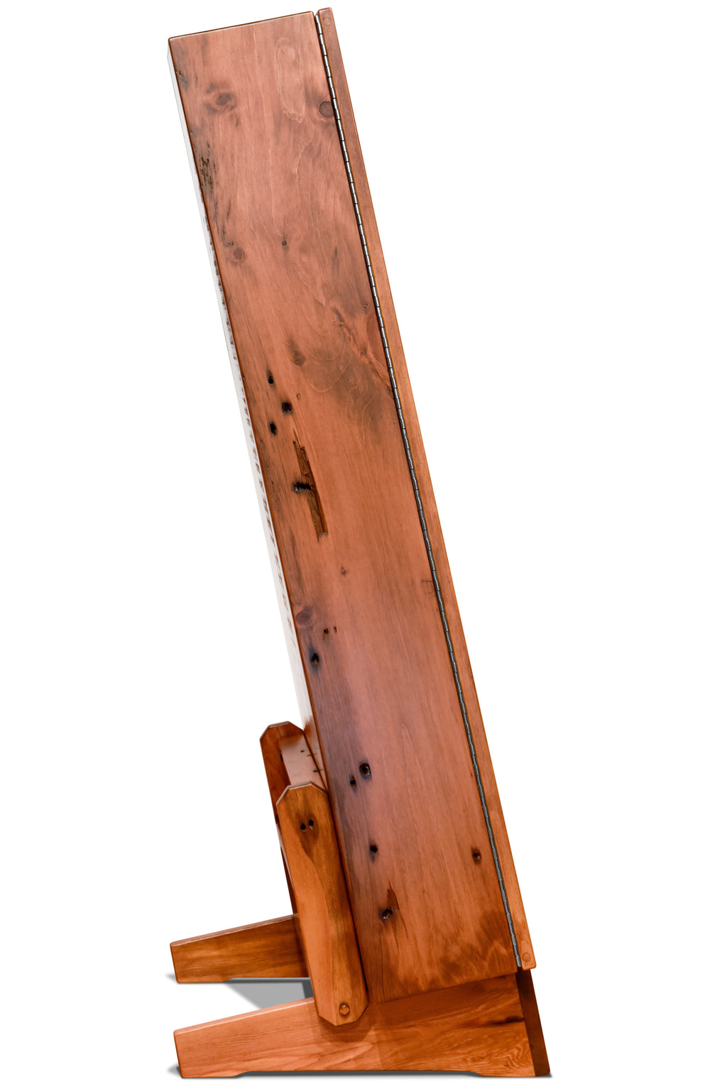 ClimaStand Triangle Humidor with Base - 300 Year Old Reclaimed Wood with Sealy Stain Acoustic Remedy Cases