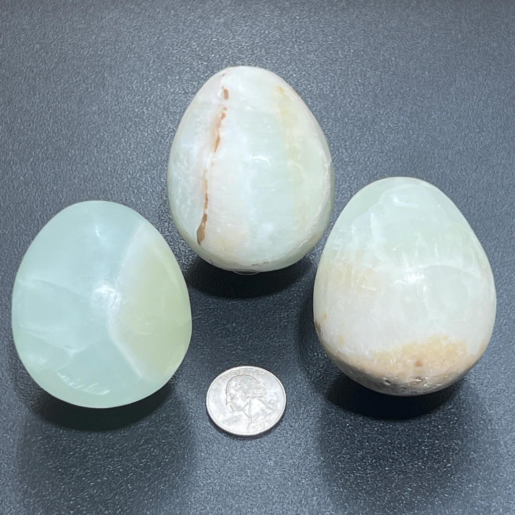 Pistachio Calcite Crystal Egg Carving Wholesale Amazing Crystals