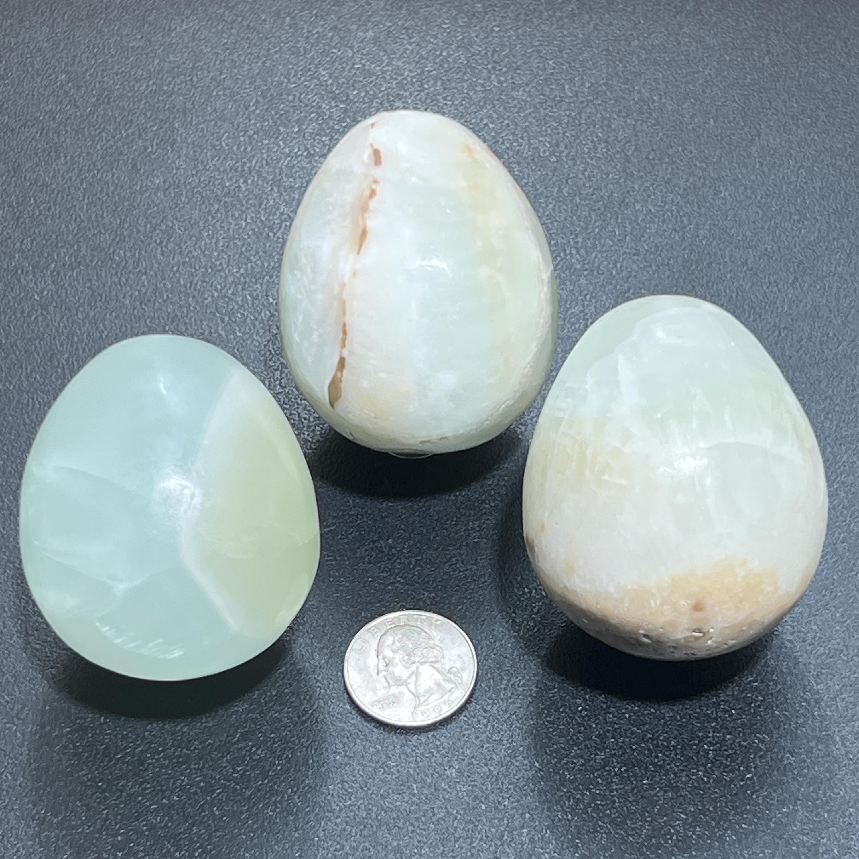 Pistachio Calcite Crystal Egg Carving Wholesale Amazing Crystals