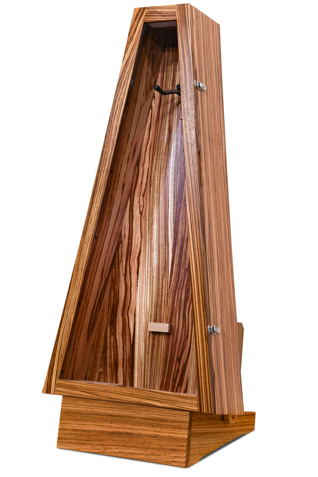 ClimaStand Triangle Humidor with Base - Zebrawood Acoustic Remedy Cases