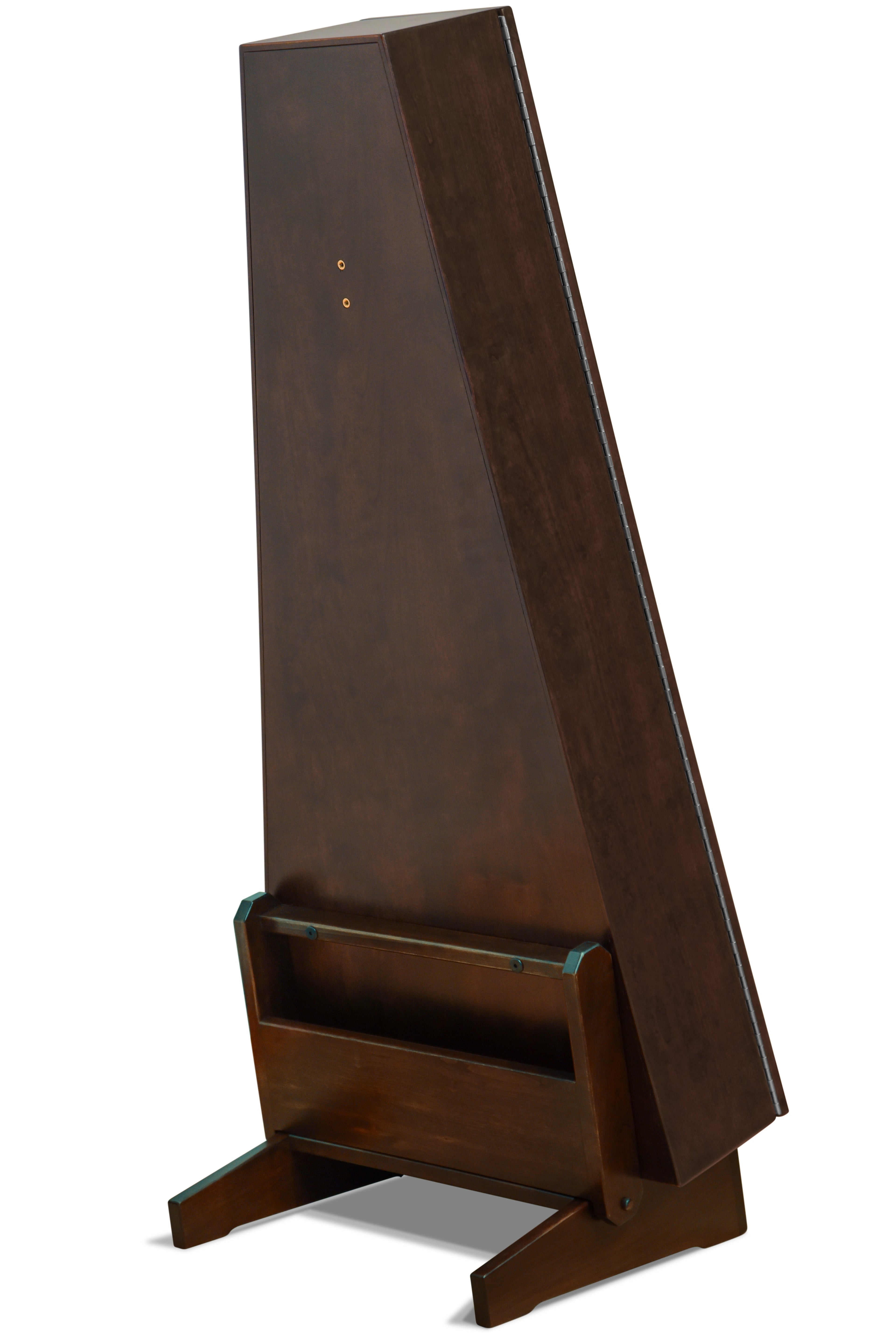 ClimaStand Triangle Humidor with Base - Cherry with Onyx Stain Acoustic Remedy Cases