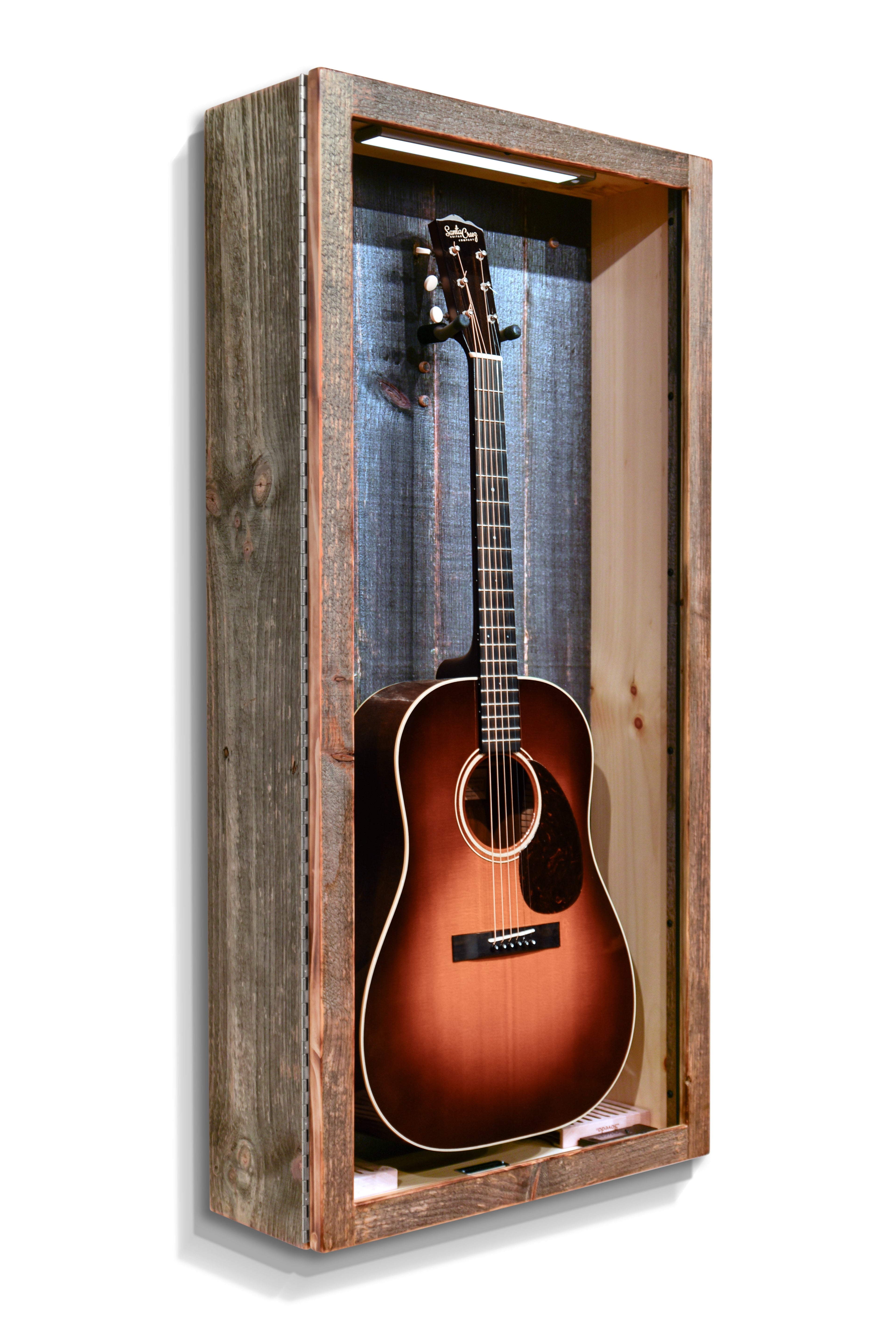 ClimaCase Rectangle Humidor - Reclaimed Barnwood (Grey) Acoustic Remedy Cases