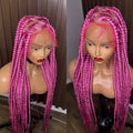Pink jumbo braids HOL stores