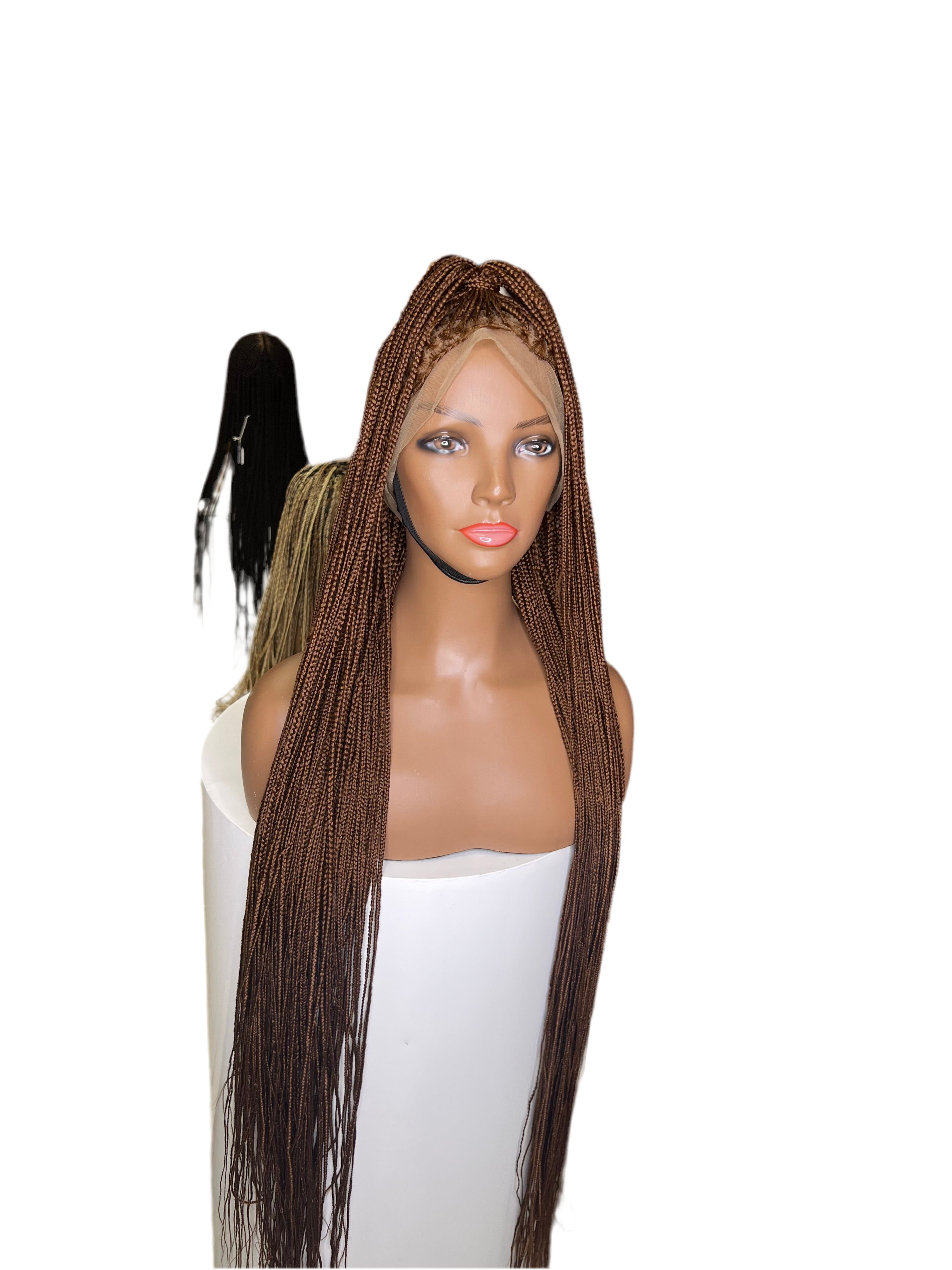 40inches knotless braided wig Brown HOL stores