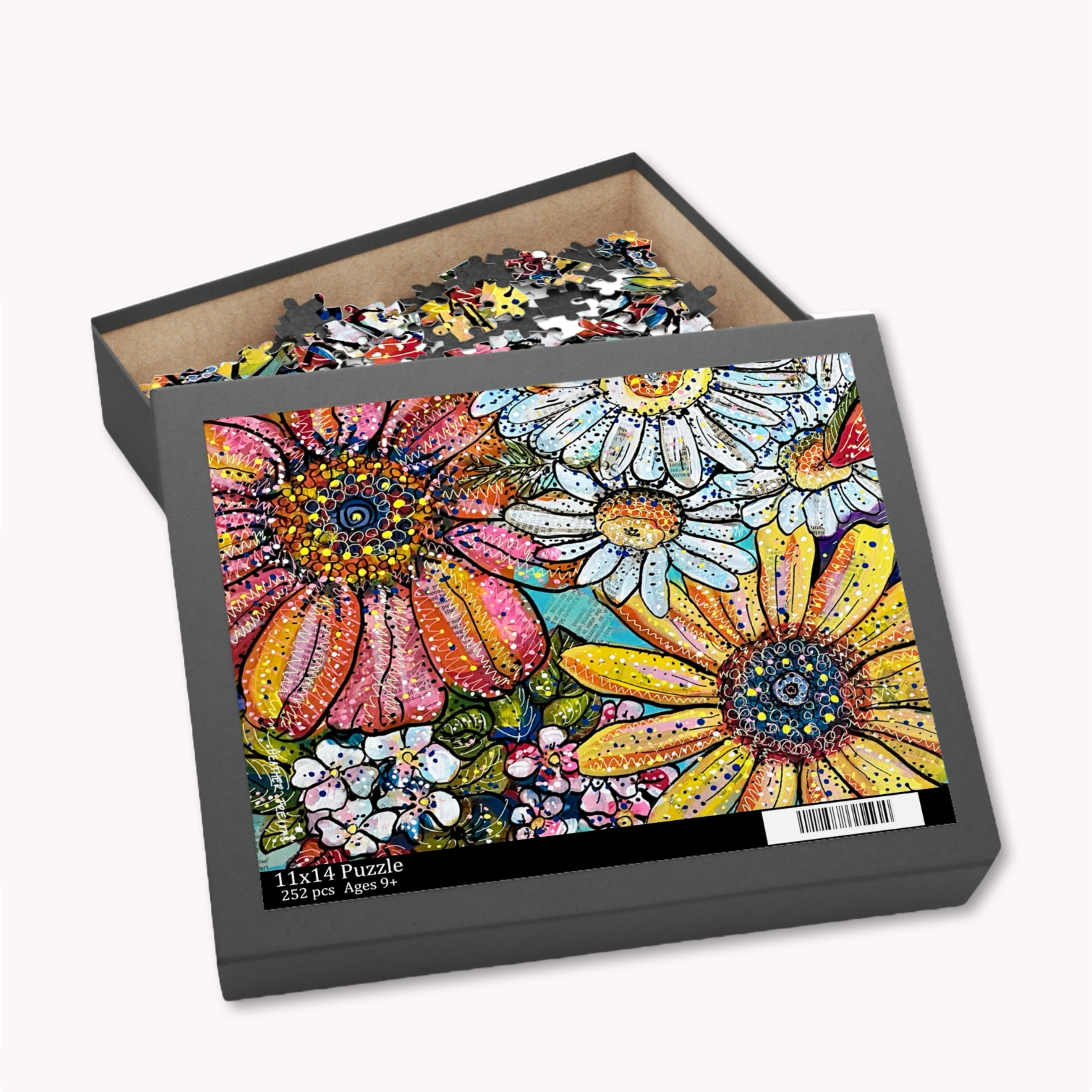 Flower Power Fine Art Puzzle Heather Freitas
