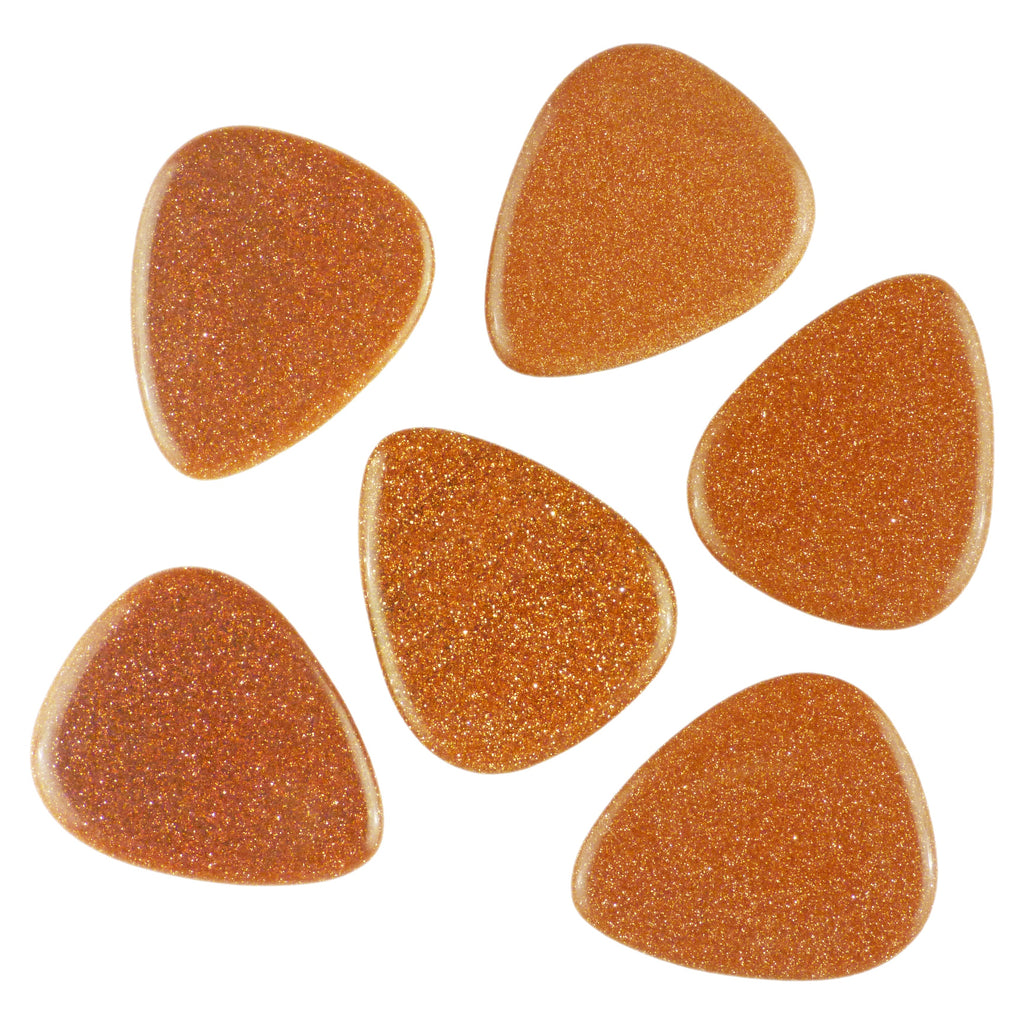 Brown Sandstone Stone Guitar Or Bass Pick - 3.0 mm Ultra Heavy Gauge - 351 Shape - Specialty Handmade Gemstone Exotic Plectrum Exotic Plectrums