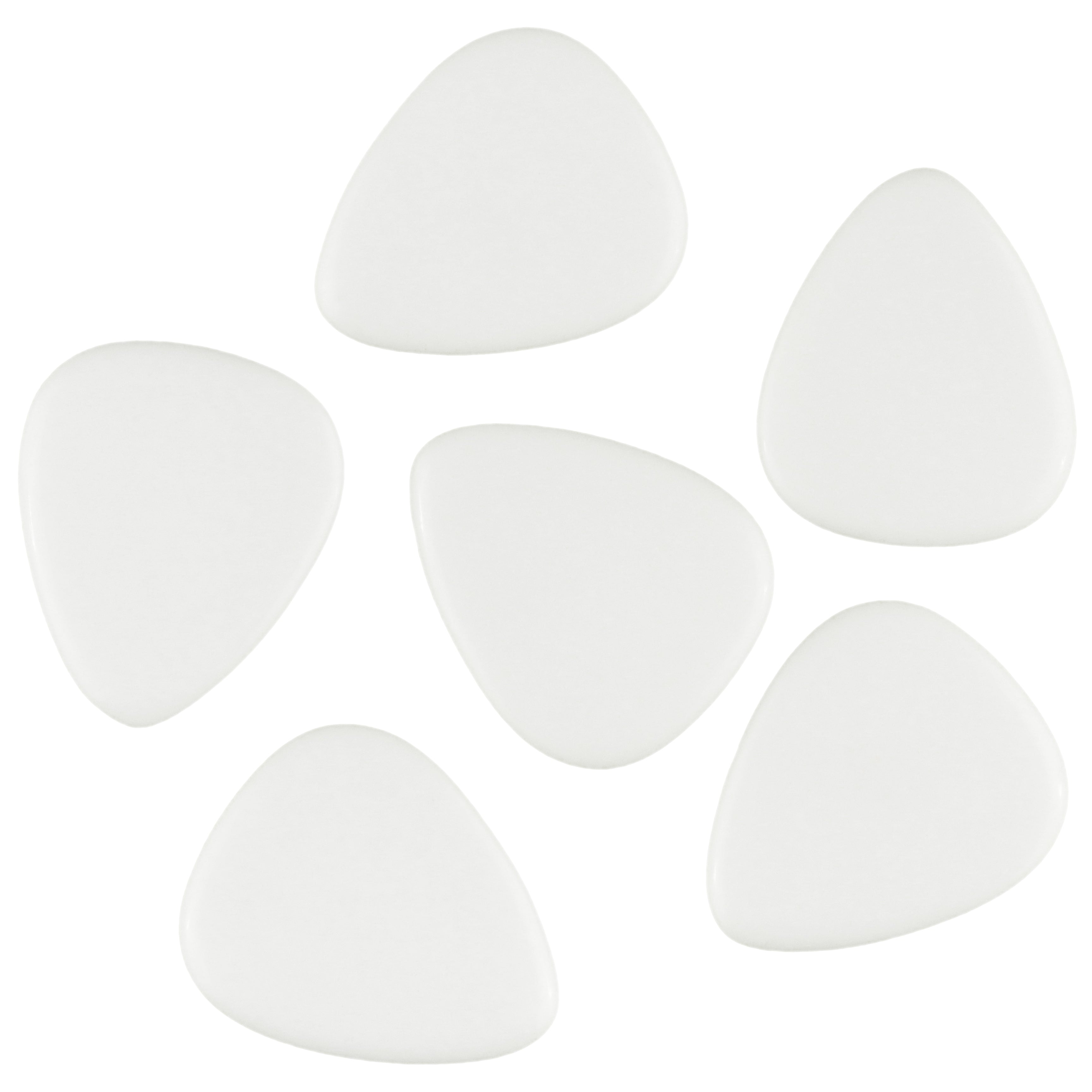 White Agate Stone Guitar Or Bass Pick - 3.0 mm Ultra Heavy Gauge - 351 Shape - Specialty Handmade Gemstone Exotic Plectrum Exotic Plectrums