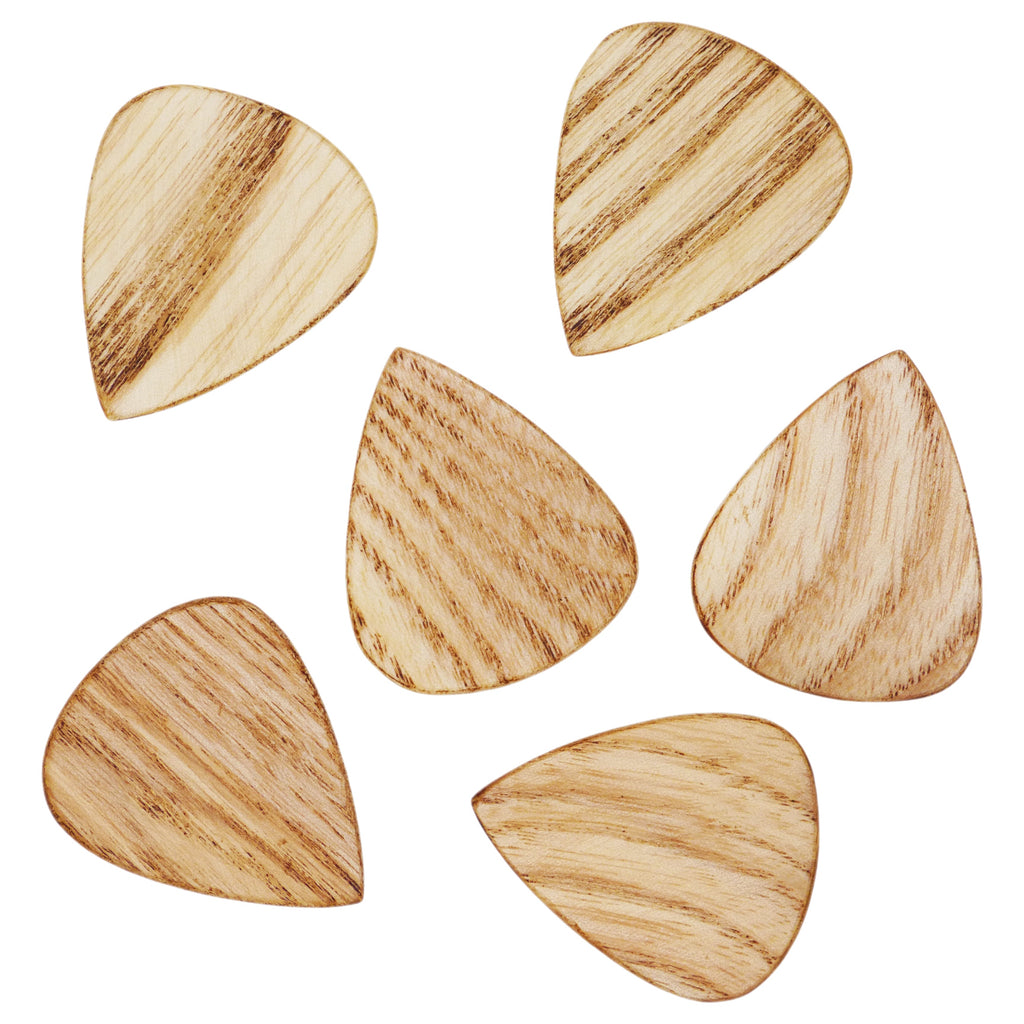 Ash Wood Guitar Or Bass Pick - 1.5 mm Heavy Gauge - 351 Shape - Natural Finish Handmade Specialty Exotic Plectrum Exotic Plectrums