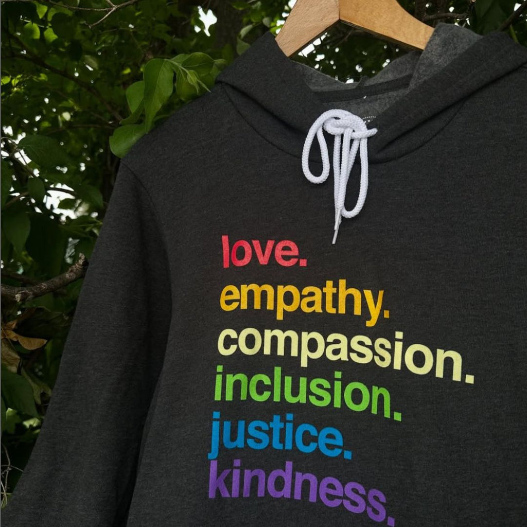 'Kindness Is' Pride Pullover Fleece Kind Cotton