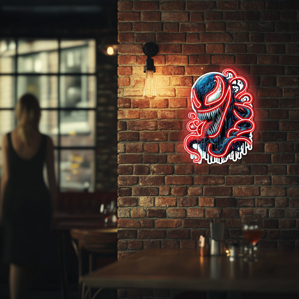 UV Printed Venom  Neon Wall Art- LV0055 Liviqon.co