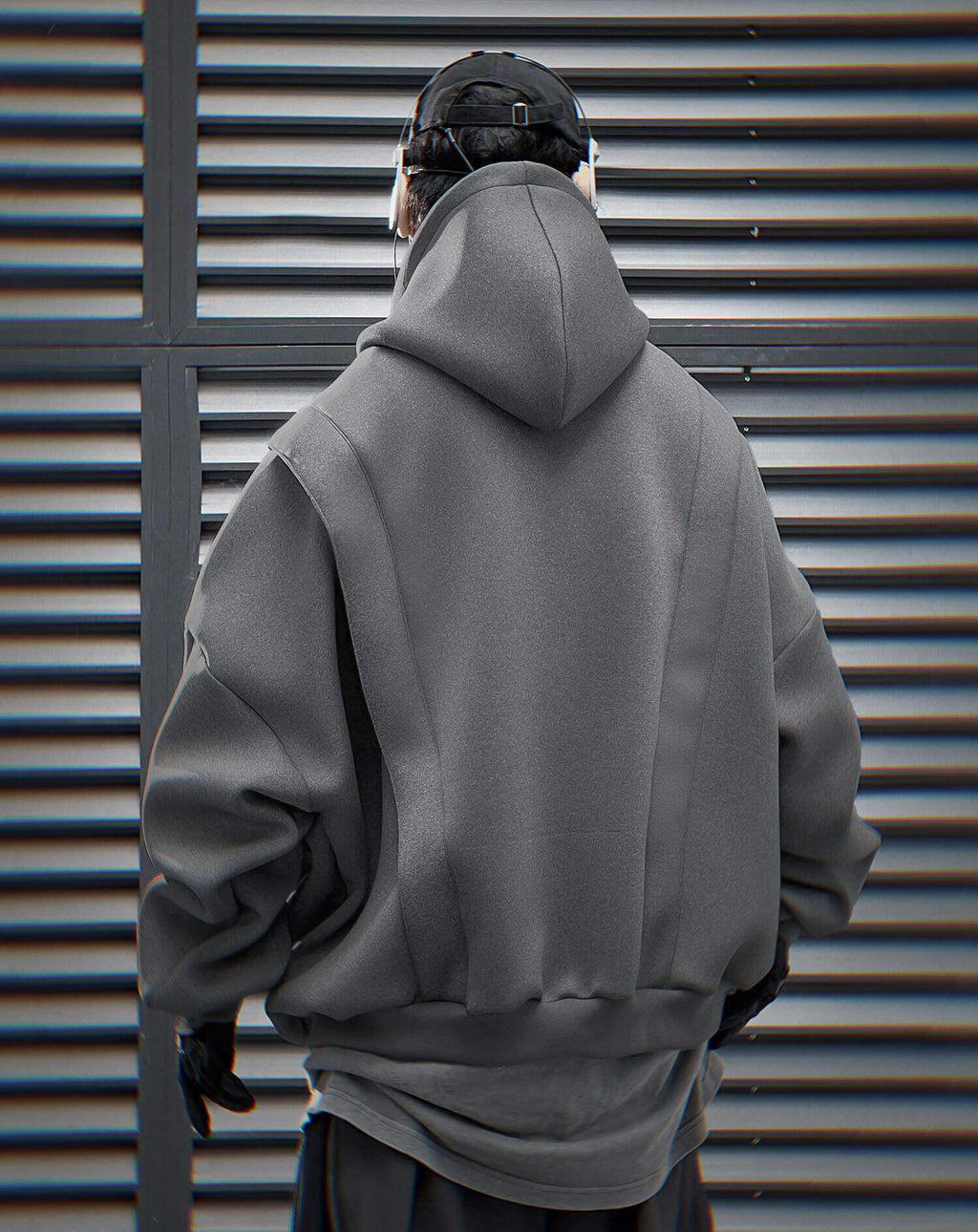 HiH50 Grey Nexus Hoodie Niepce