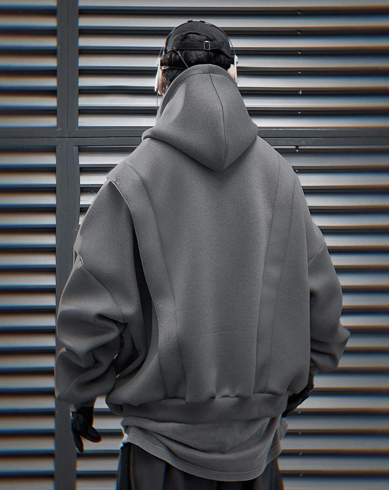 HiH50 Grey Nexus Hoodie Niepce