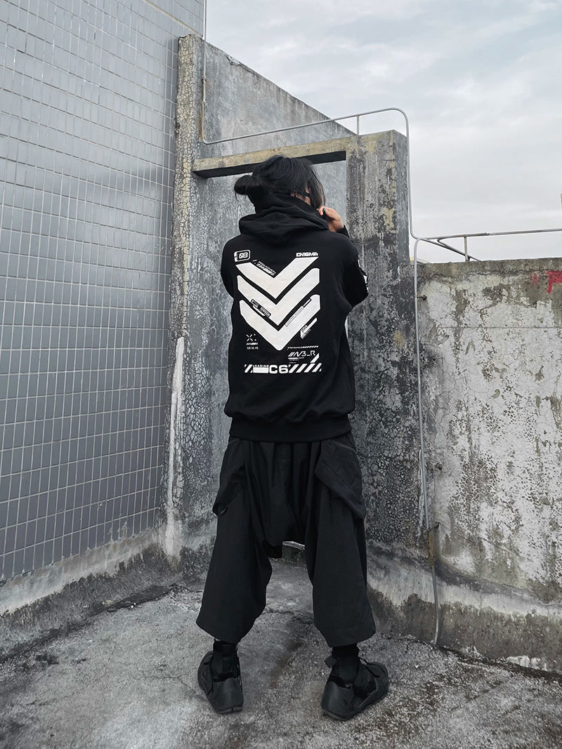Sim25 Cyberpunk Neck Gaiter Hoodie Niepce