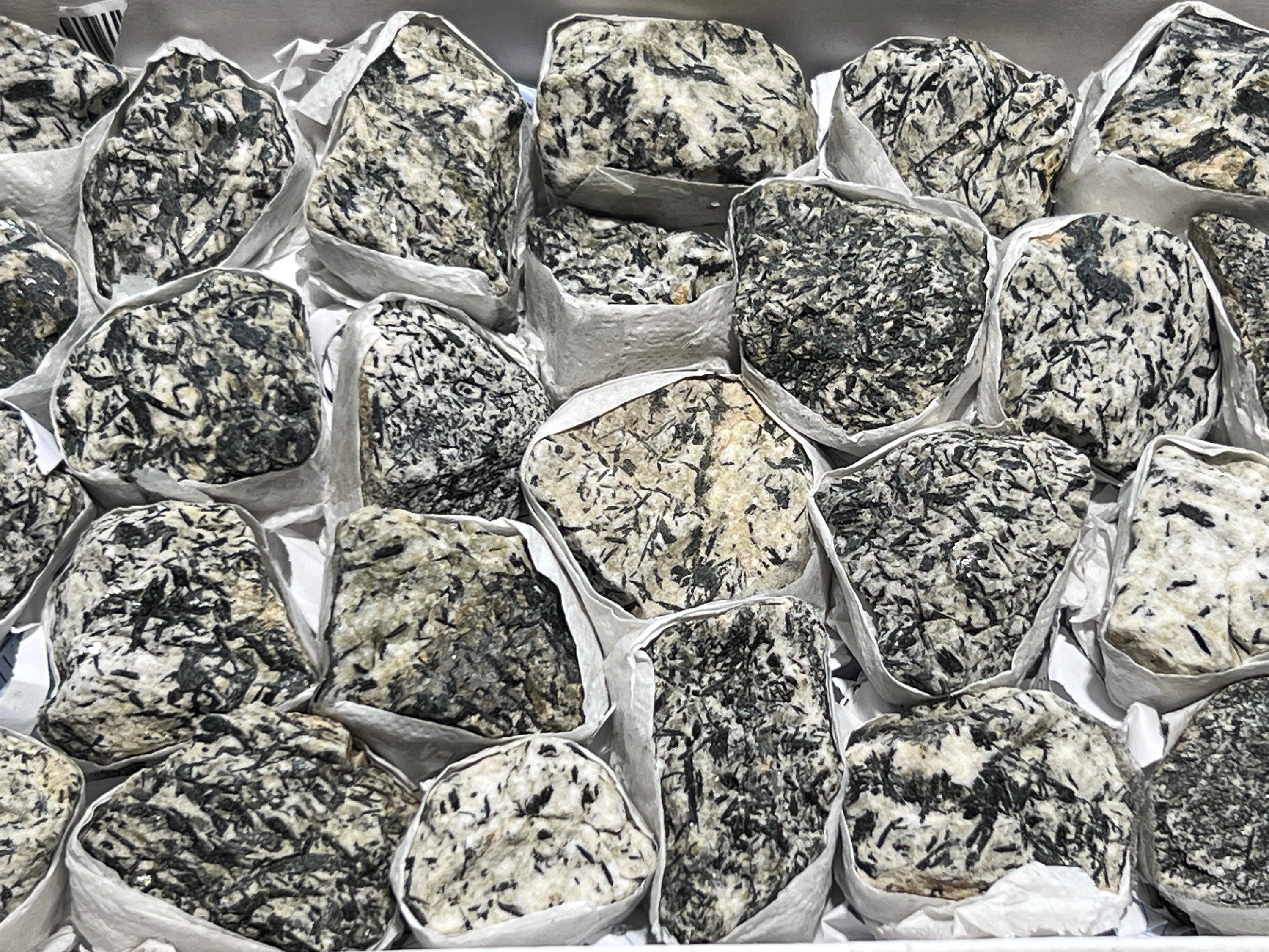 Epidote Crystals (Avg 3.5 LBs) Box Flat Bulk Wholesale Lot Rough Raw Stones Gemstones Amazing Crystals