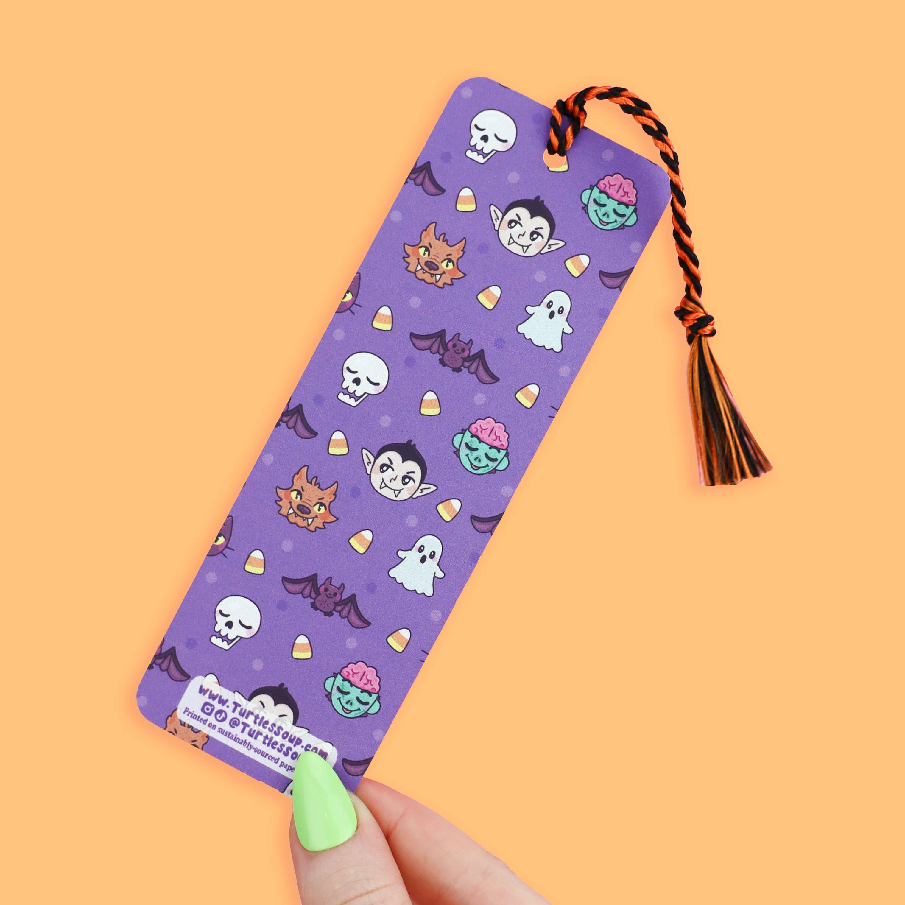 Turtle's Soup - I Love Spooky Stories Reader Gift Bookmark with Tassel Tia Chucha's Centro Cultural & Bookstore