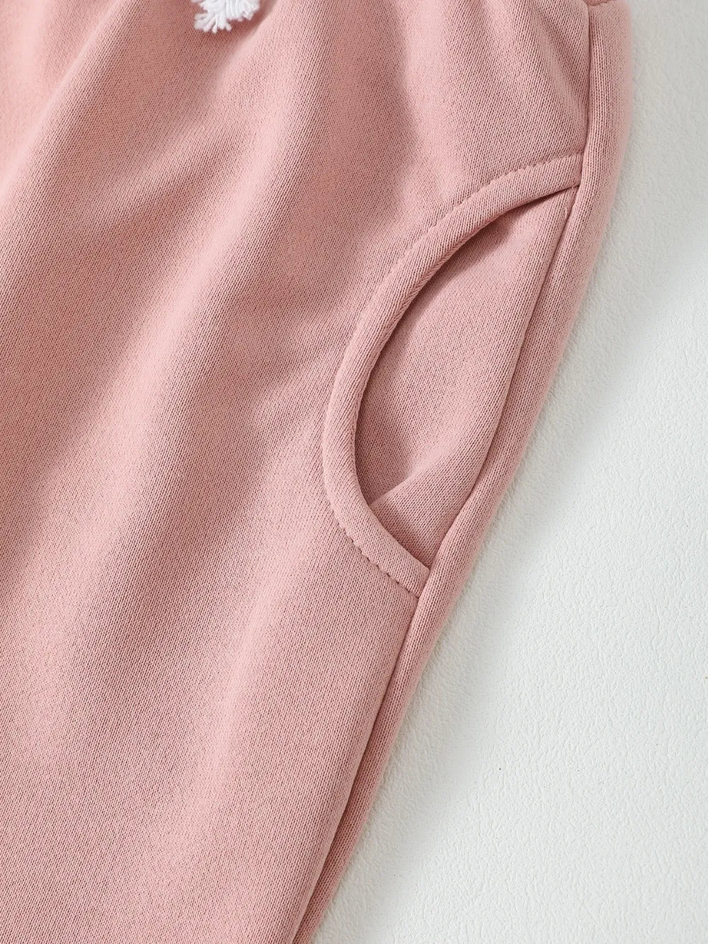 Baby and Toddler Girls Letter Graphic Sweatshirt and Pants Set NicholesGifts