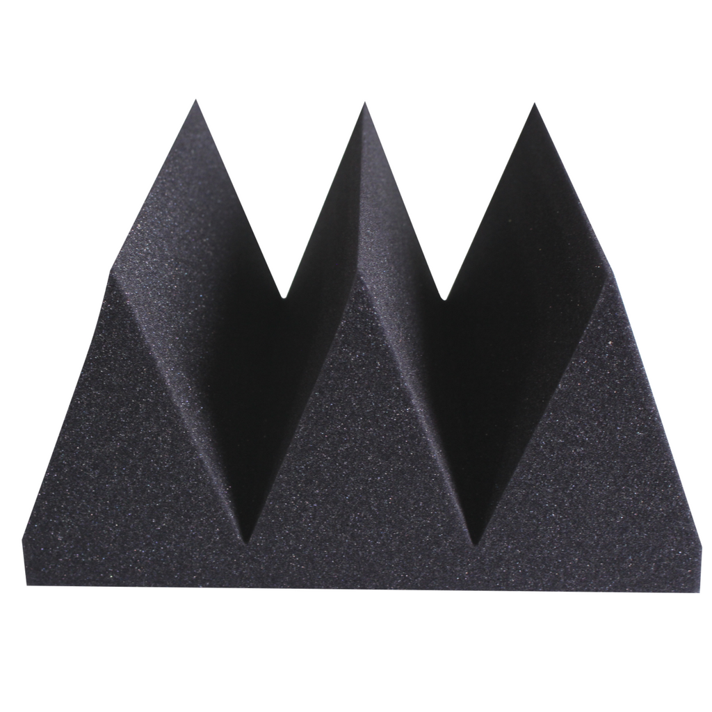 Six Inch Acoustic Foam Wedge Panels - 12x12x6" SoundAssured