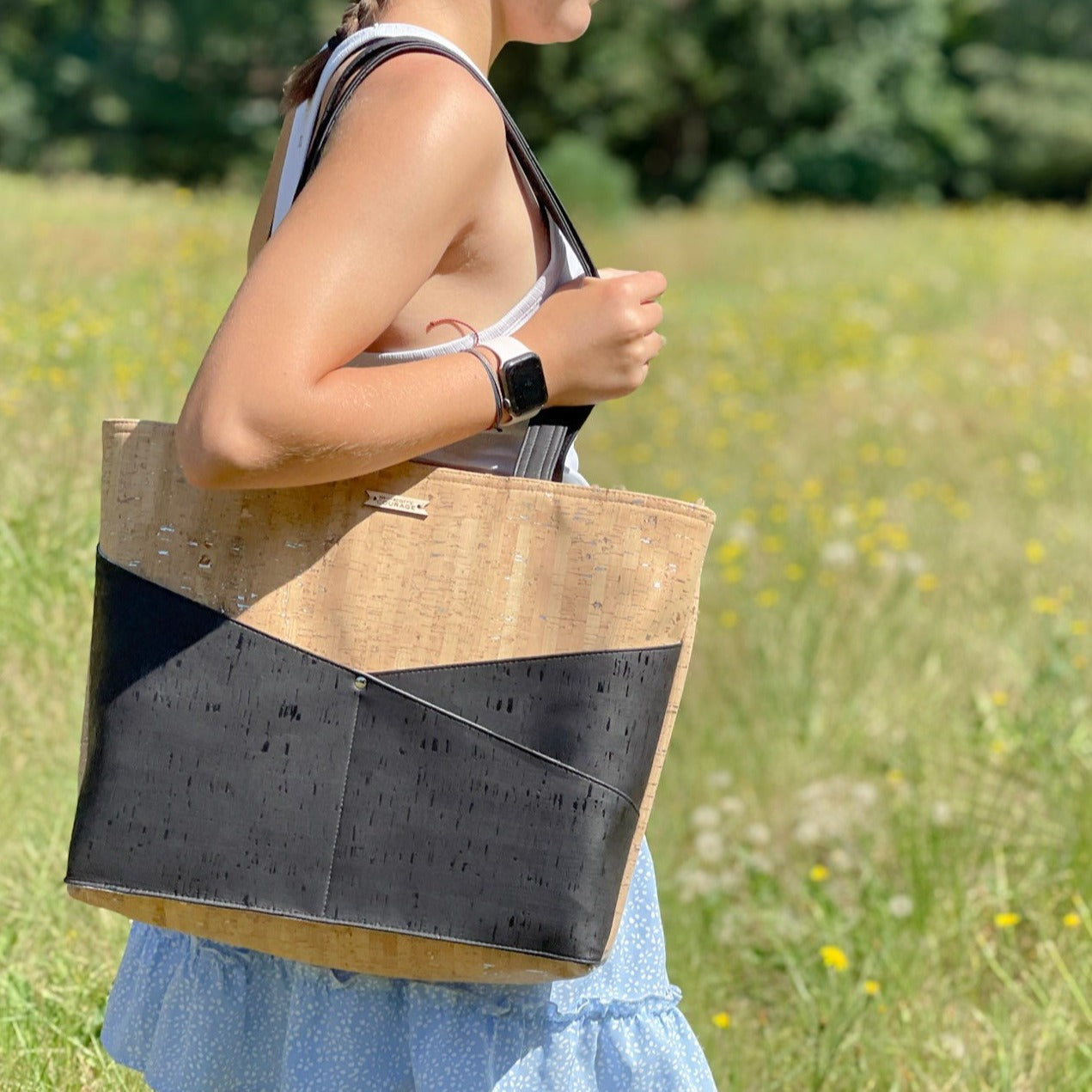 ADVOCATE zippered tote | COAL Carry Courage