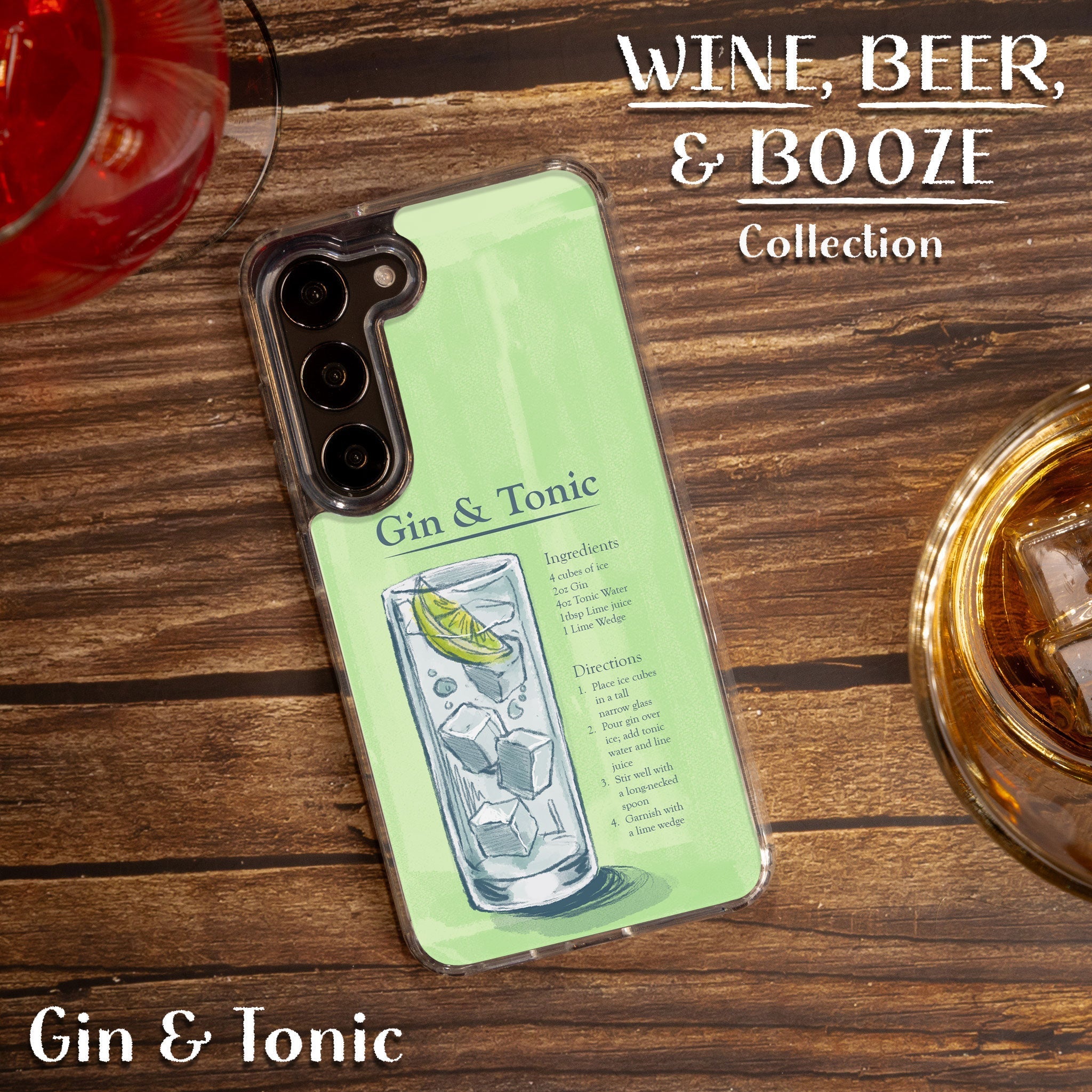 Wine, Beer, & Booze HD Samsung Galaxy S21 Phone Case Affinity Bands